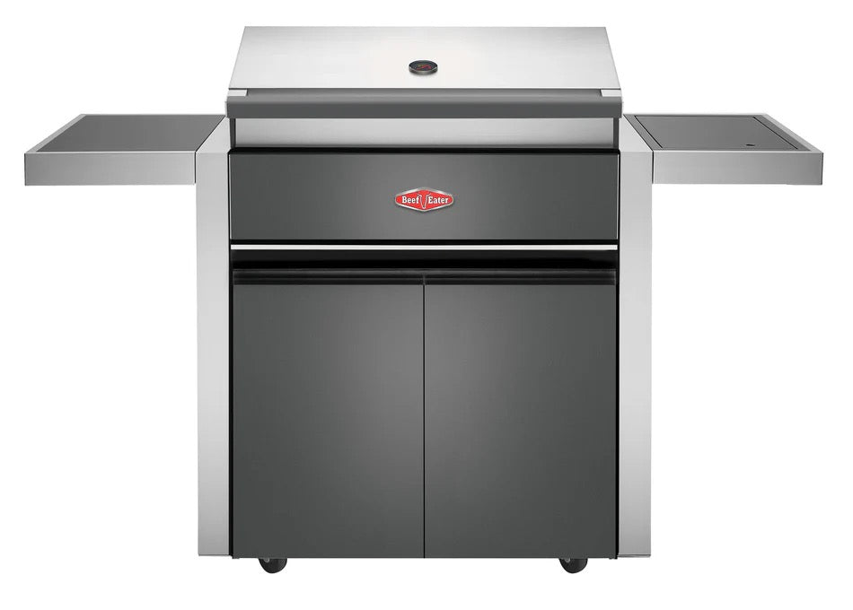 BeefEater 1700 Series - 4 Burner BBQ & Side Burner Trolley