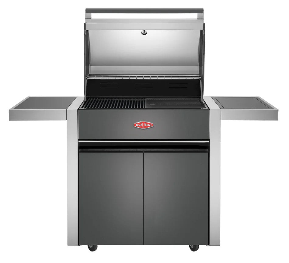 BeefEater 1700 Series - 4 Burner BBQ & Side Burner Trolley