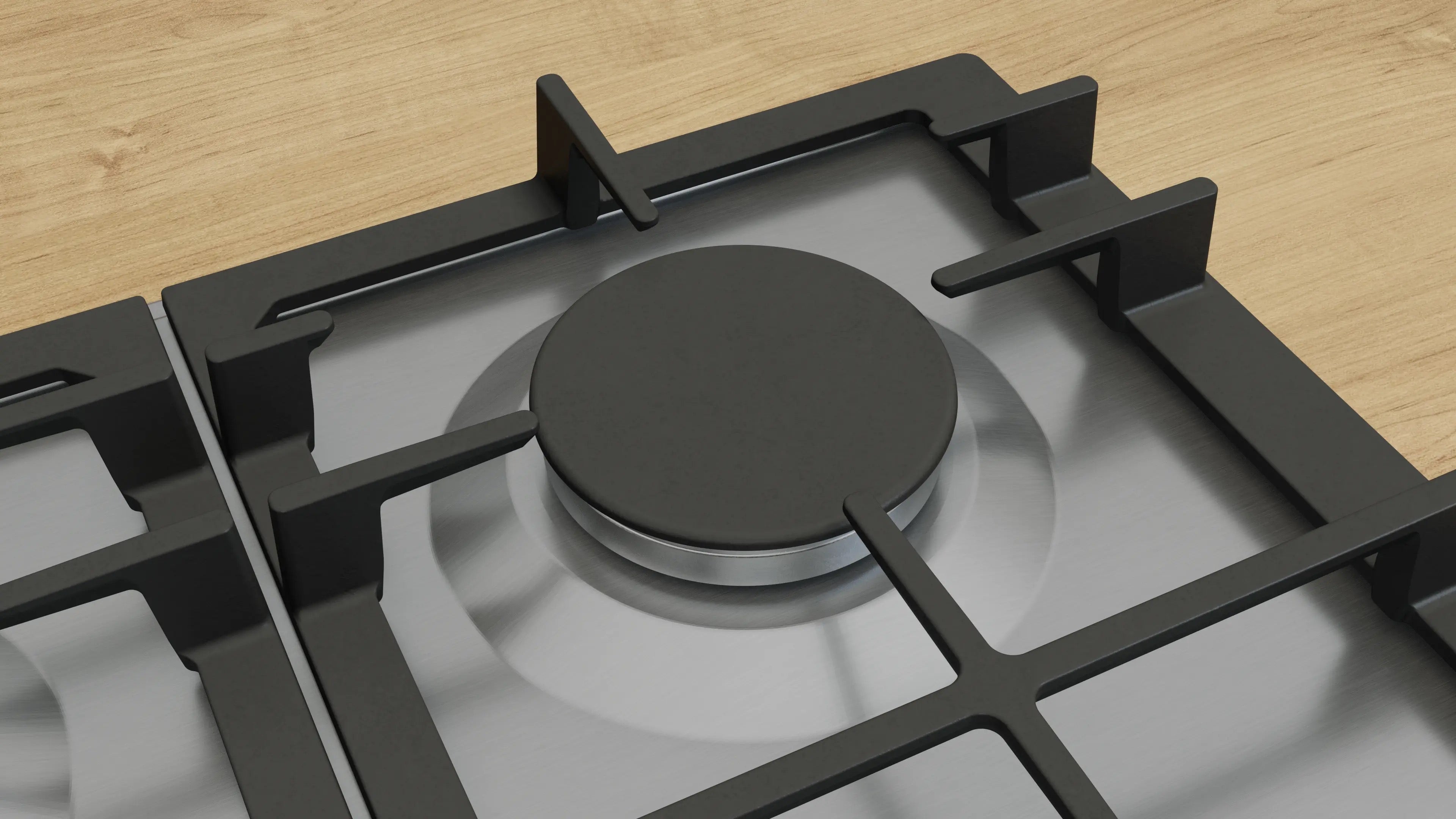 Bosch Series 6 Gas hob 75 cm Stainless steel - PCS7A5I90