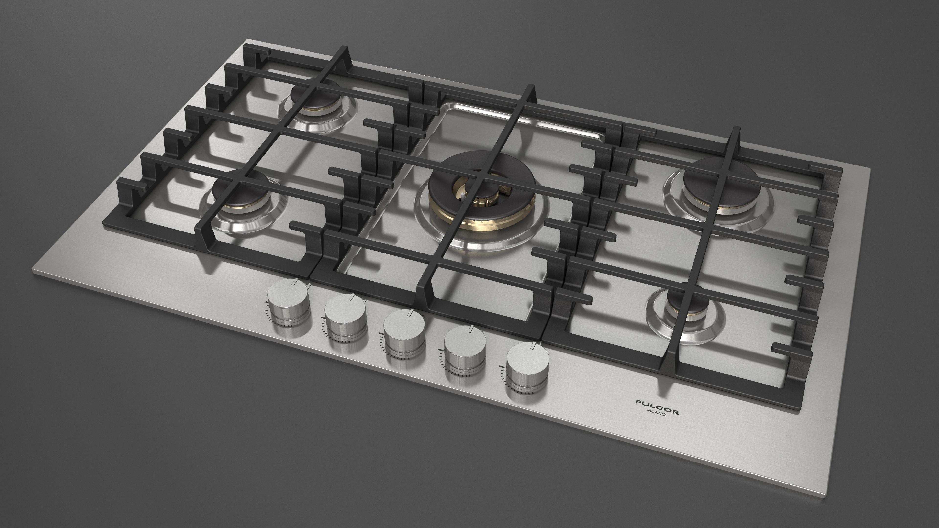 Fulgor Milano 90cm Gas Hob - FPH 9041 G WK X