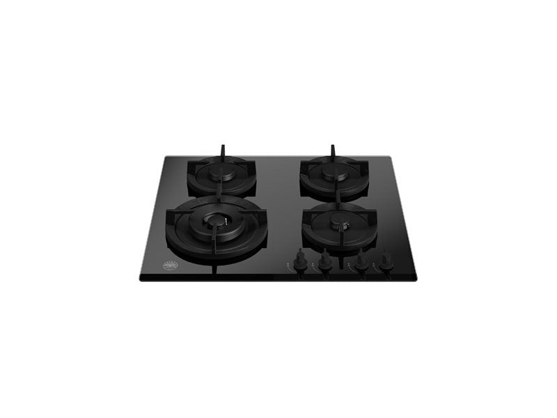Bertazzoni 60cm gas on glass hob with lateral wok Modern Series - P604LMODGNE