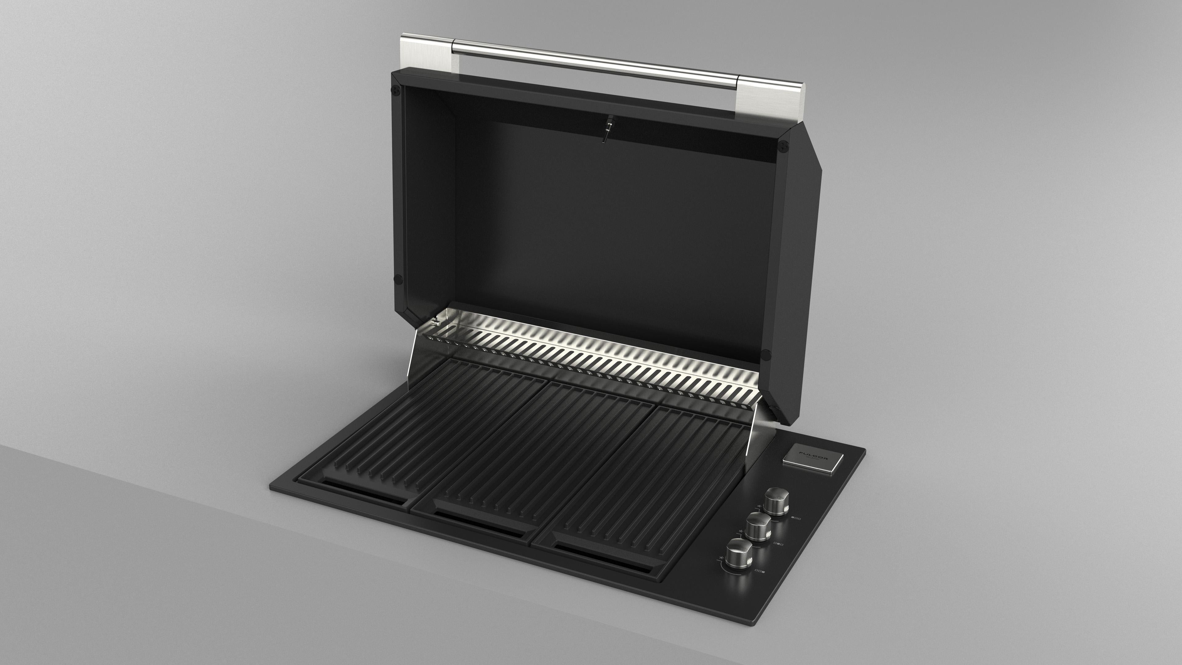 Fulgor Milano 80cm Pro Outdoor Gas Barbecue - FOBQ 803 G MBK