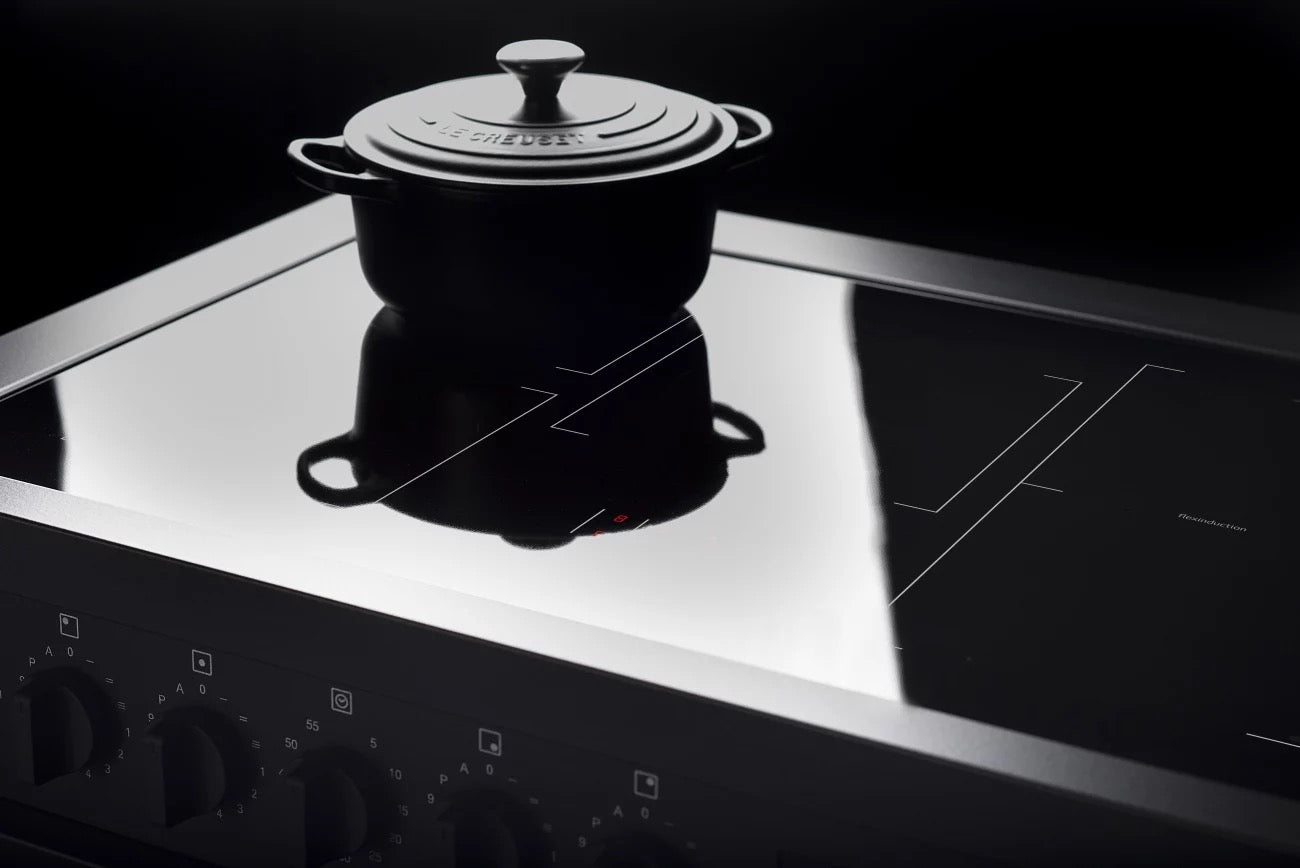 Steel Cucine Enfasi 100cm Double Oven Range Cooker - All Black - EQ10FF-6 NF
