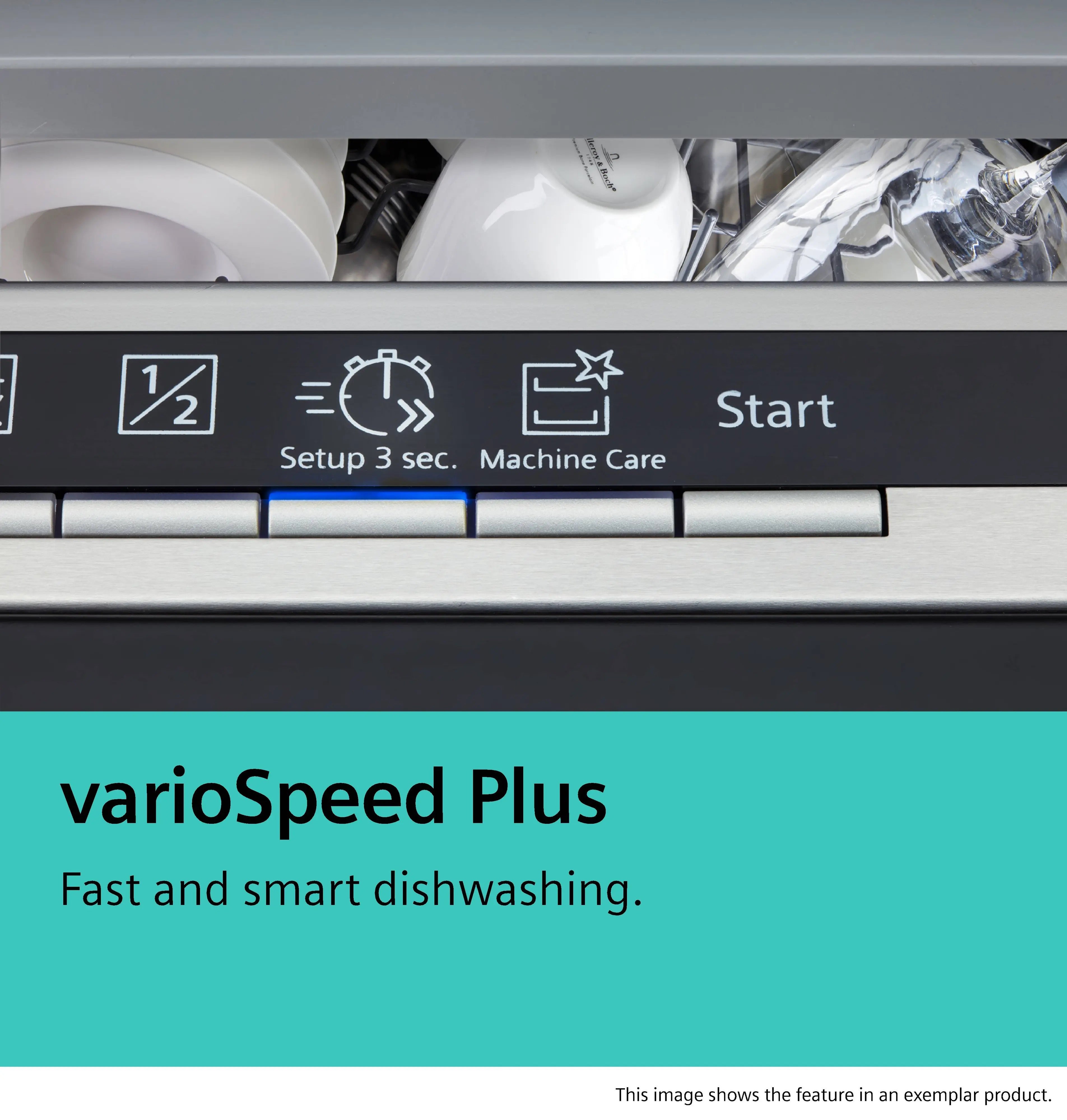Siemens iQ300 Fully-integrated dishwasher 60 cm , varioHinge - SX73HX03VG