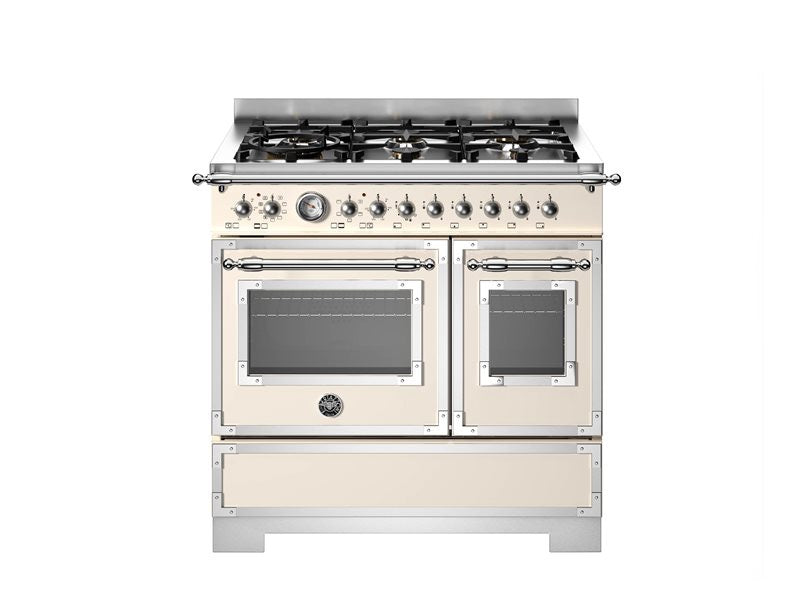 Bertazzoni 90cm Heritage Series 6 Burner Electric Double Oven