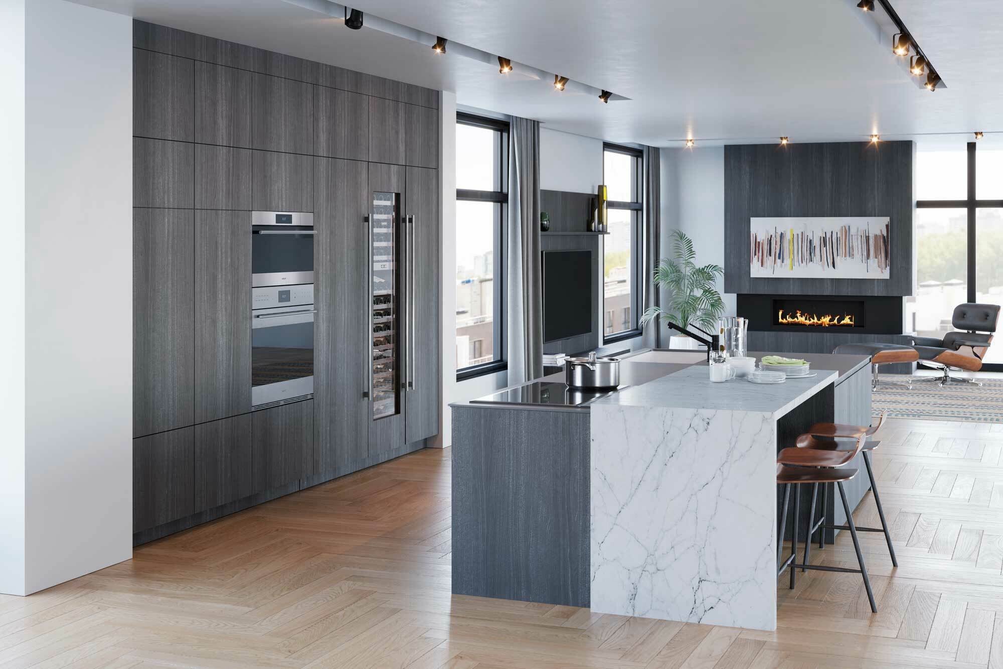 Sub-Zero All Refrigerator with Internal Water Dispenser Column 762mm ICBDEC3050RID