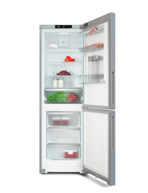 Miele Freestanding fridge-freezer Silver KFN 4375 BD Stainless look
