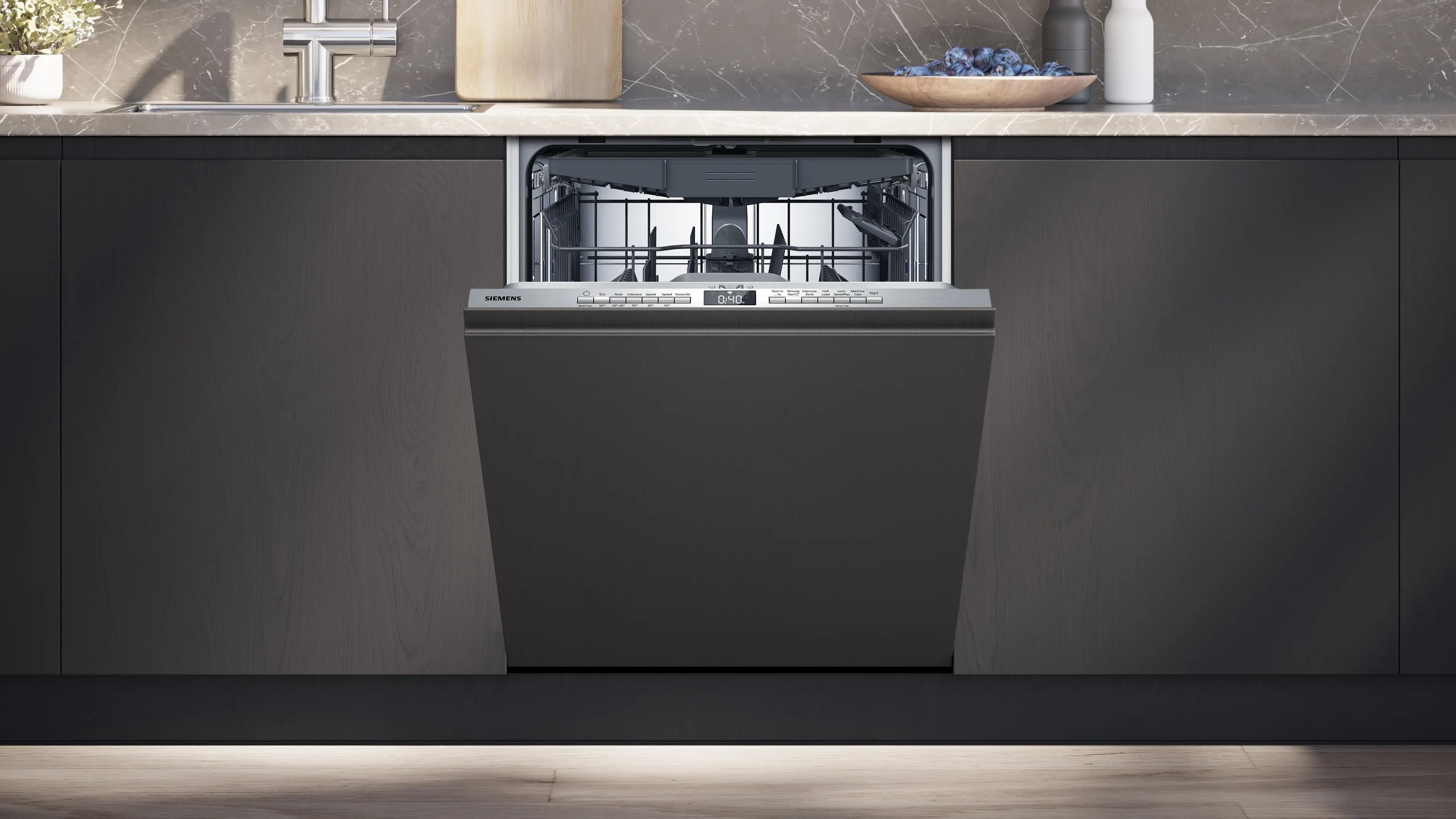 Siemens iQ300 Fully-integrated dishwasher 60 cm , varioHinge - SX73HX03VG