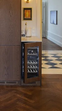 MQuvee Under-Counter Wine Fridge - WineCave Exclusive 780 40D Panel Ready