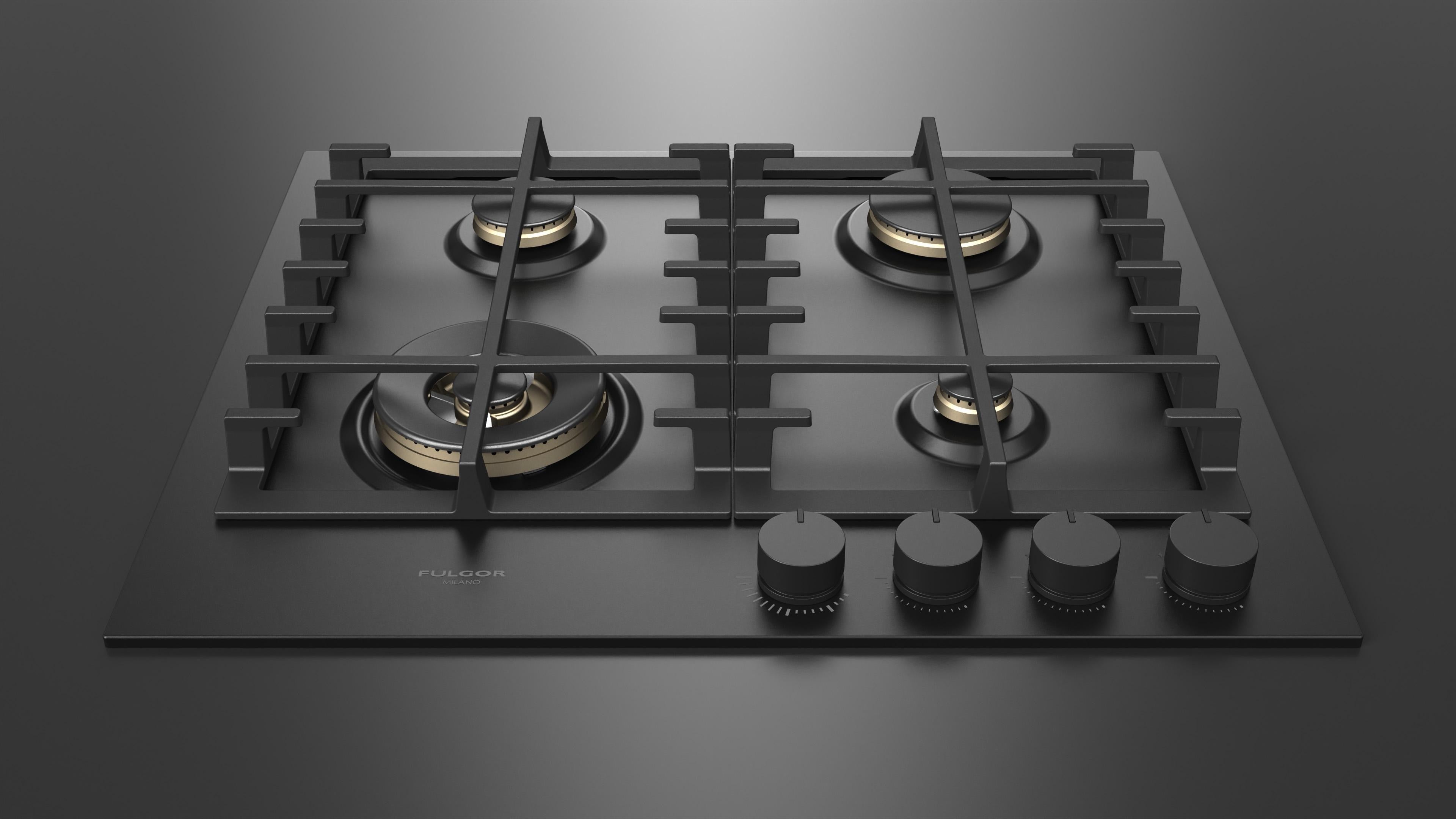 Fulgor Milano Urbantech 60cm Gas Hob - FUH 604 G DWK MBK