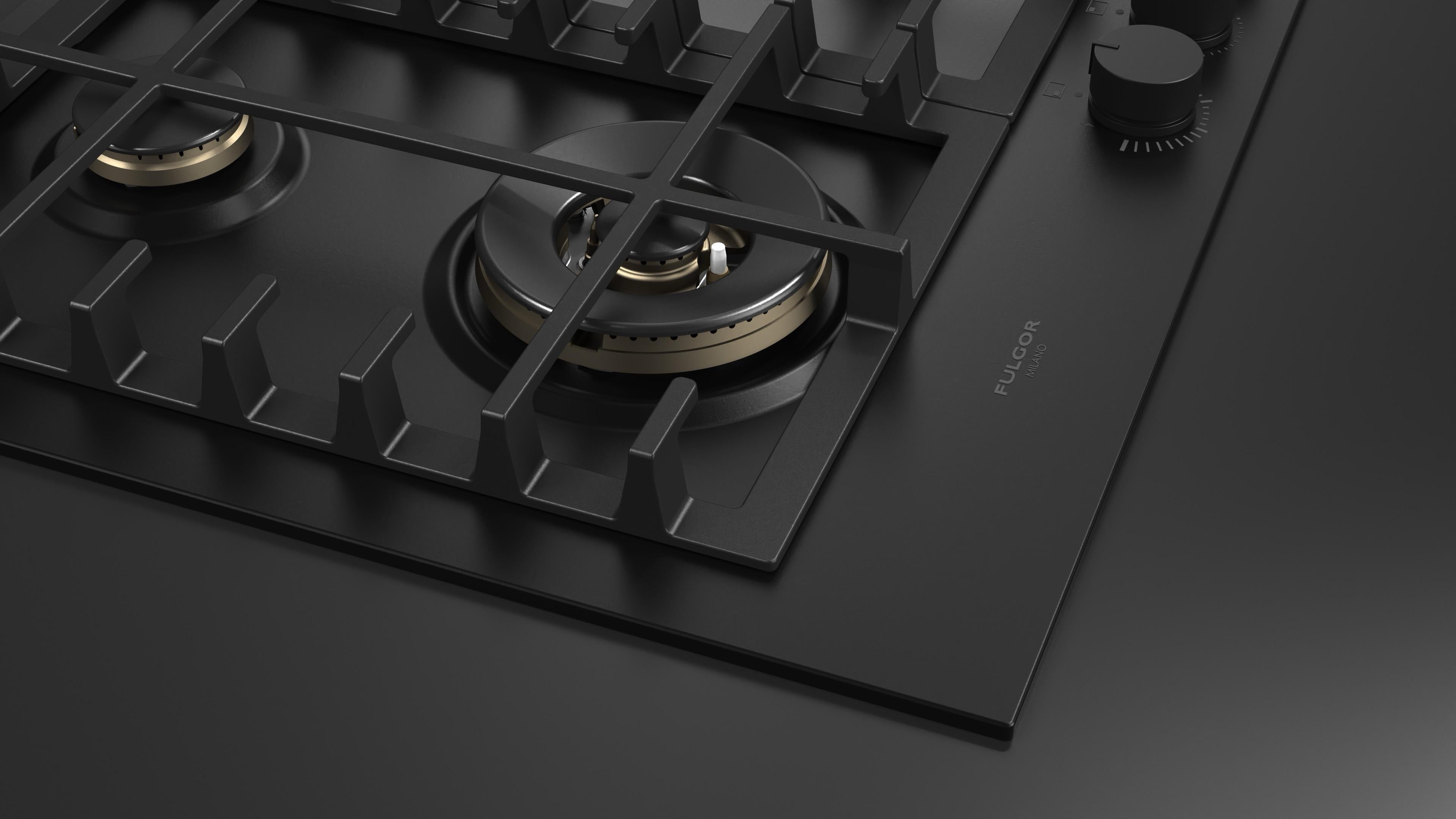 Fulgor Milano Urbantech 60cm Gas Hob - FUH 604 G DWK MBK
