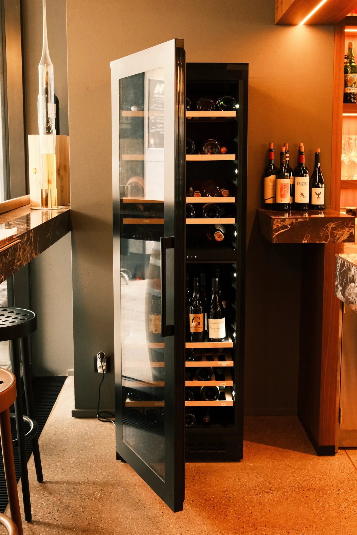 MQuvee Built-In Wine Fridge - WineCave 187