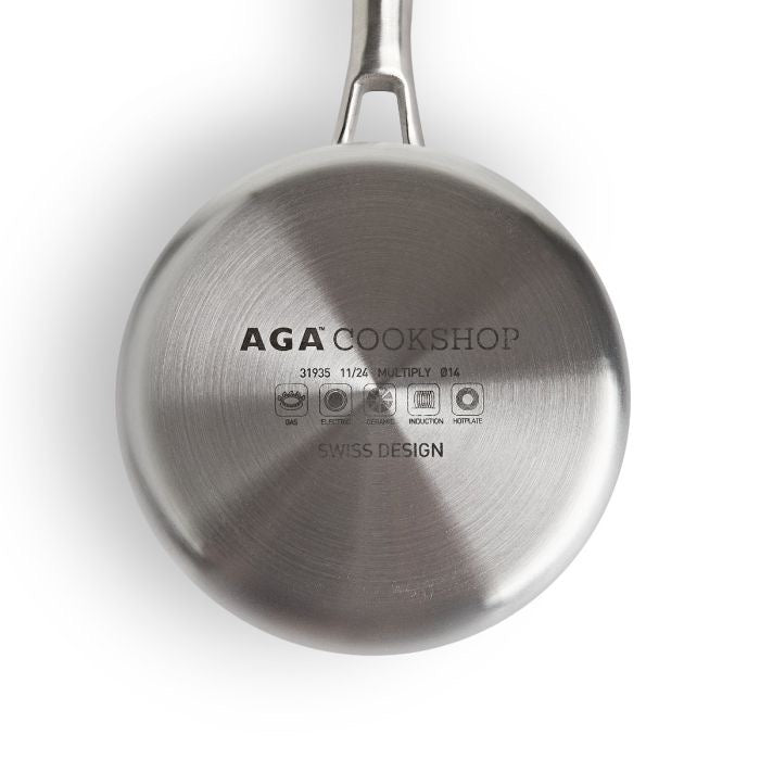 AGA 5-Ply Stainless Steel 14cm Saucepan