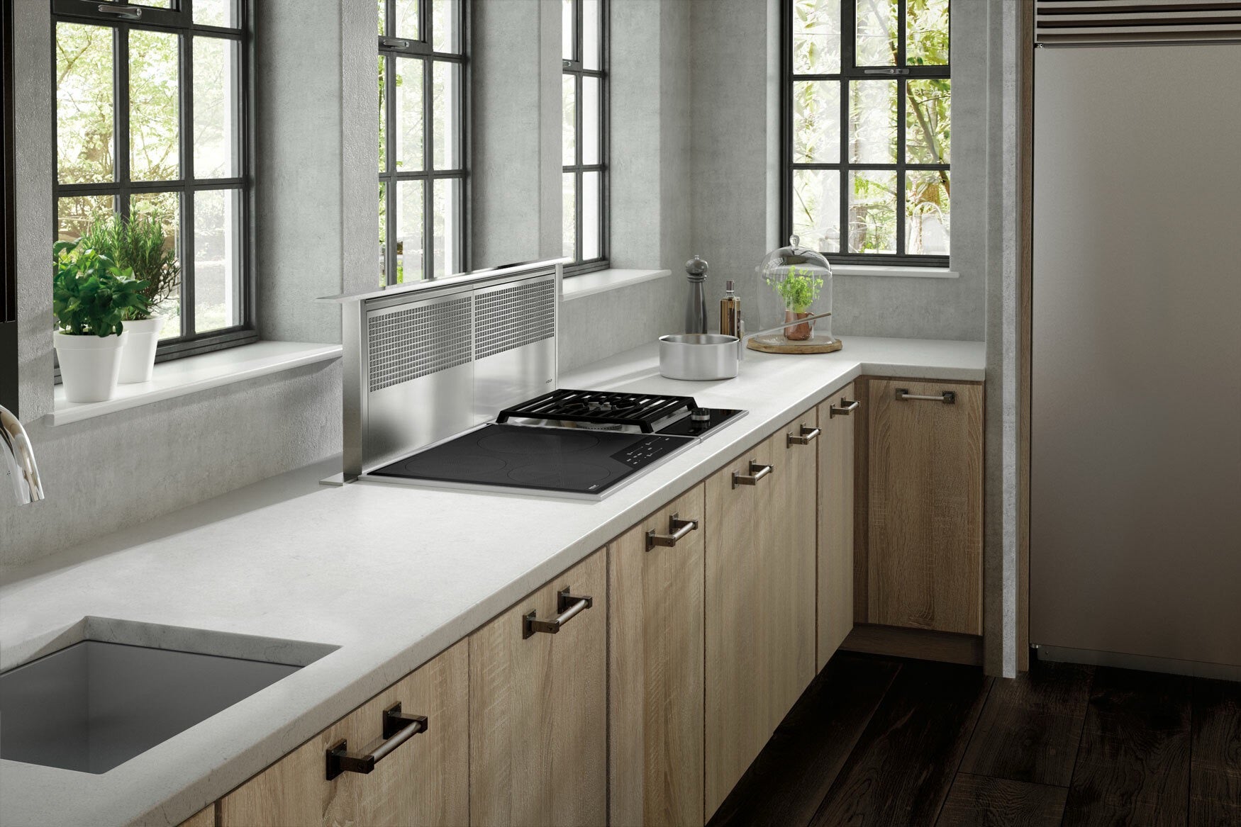 Wolf Transitional Induction 3 Cooktop ICBCI243TF/S