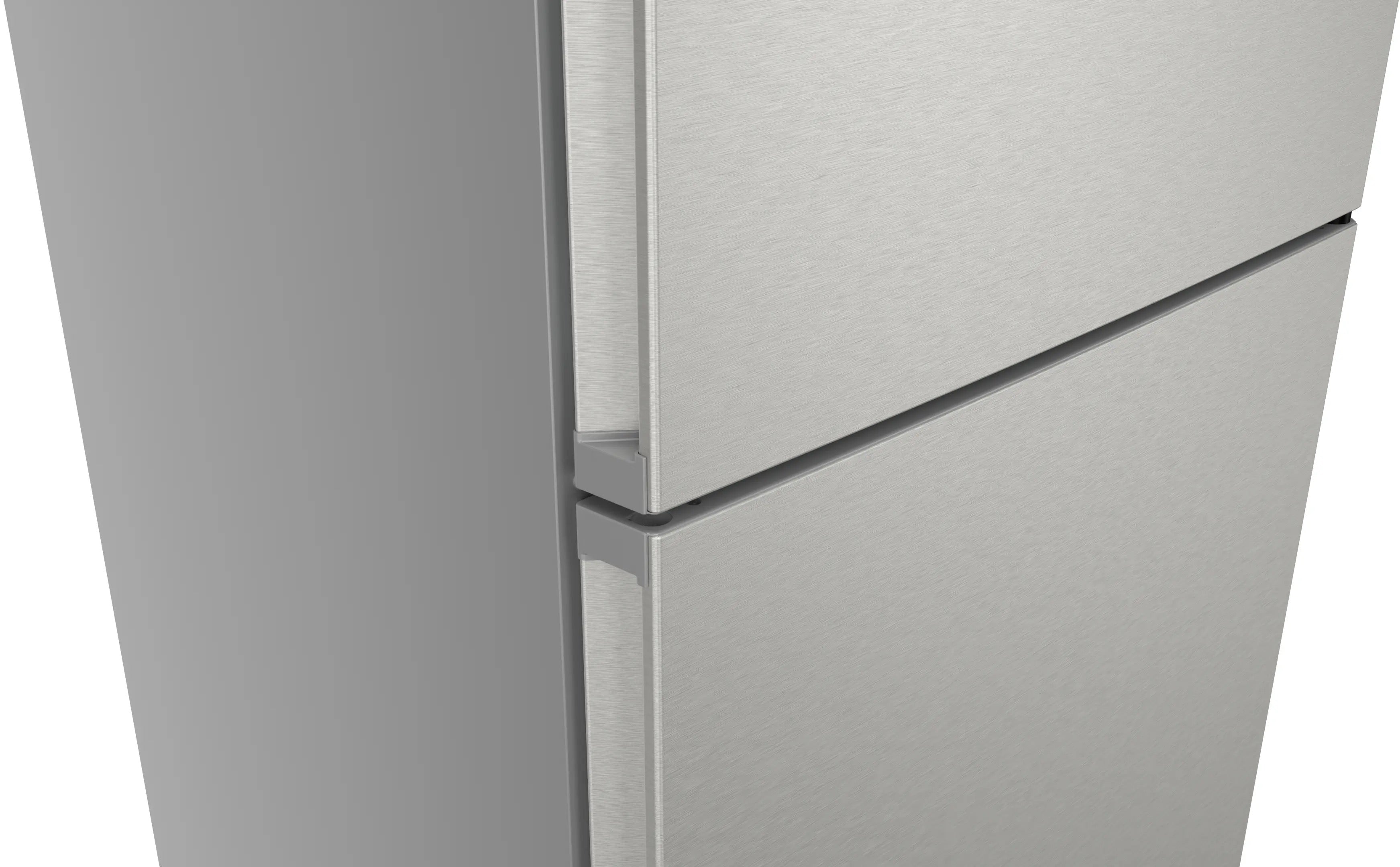 Siemens iQ300 Free-standing fridge-freezer with freezer at bottom 203 x 70 cm Stainless steel - KG49NVIBG