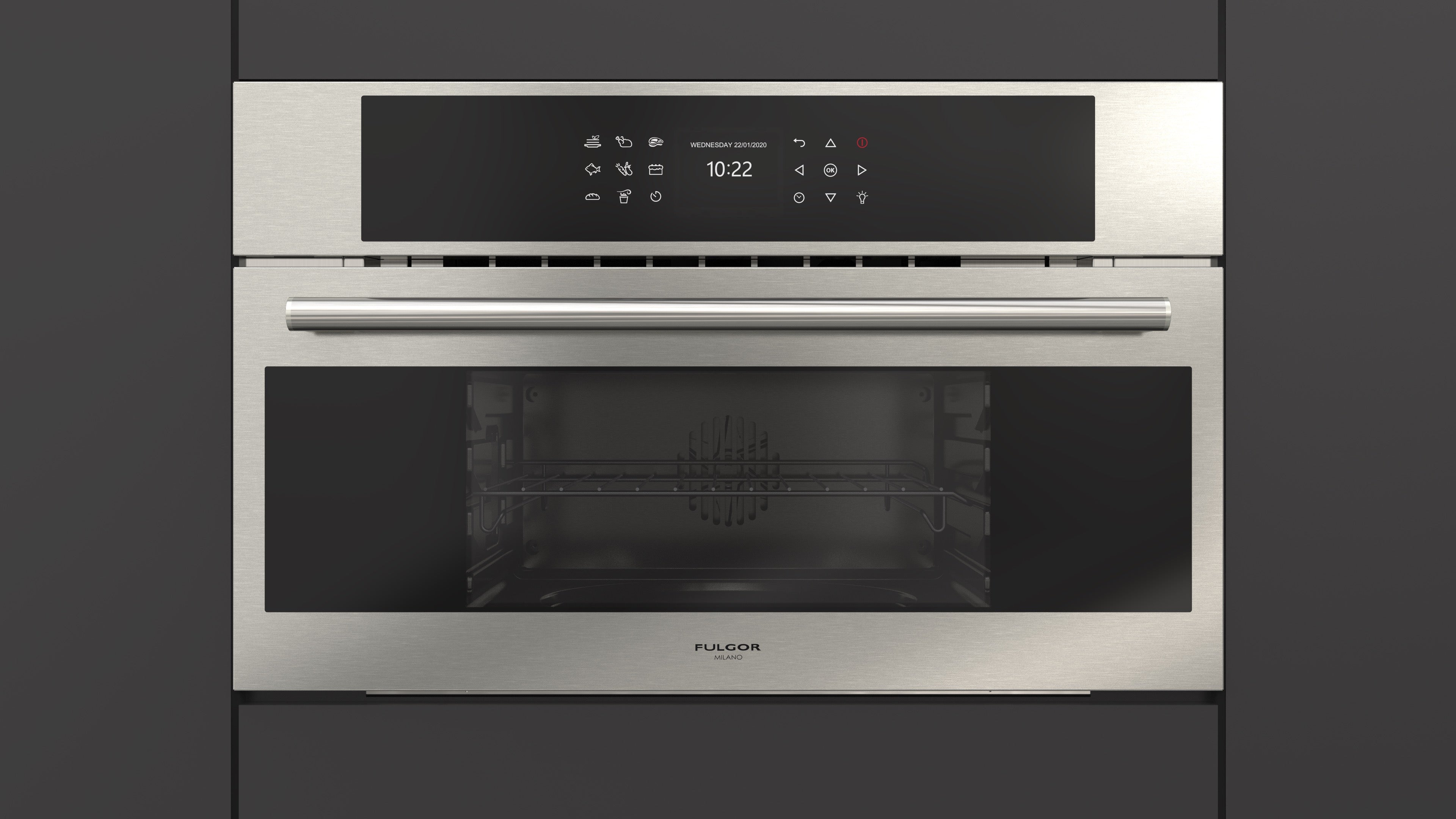 Fulgor Milano Built in Combi Steam Oven 30 - FCSO 310 TEM X / FCSO 310 TEM BK