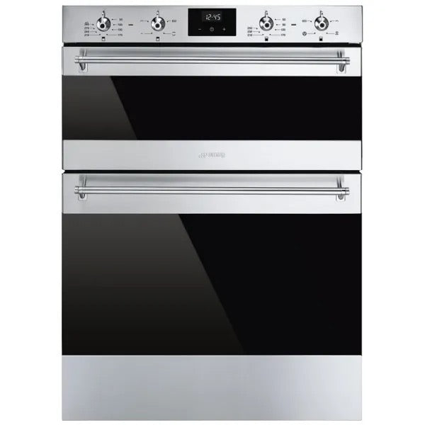 Smeg Built Under Classic Double Oven Stainless Steel - DUSF6300X