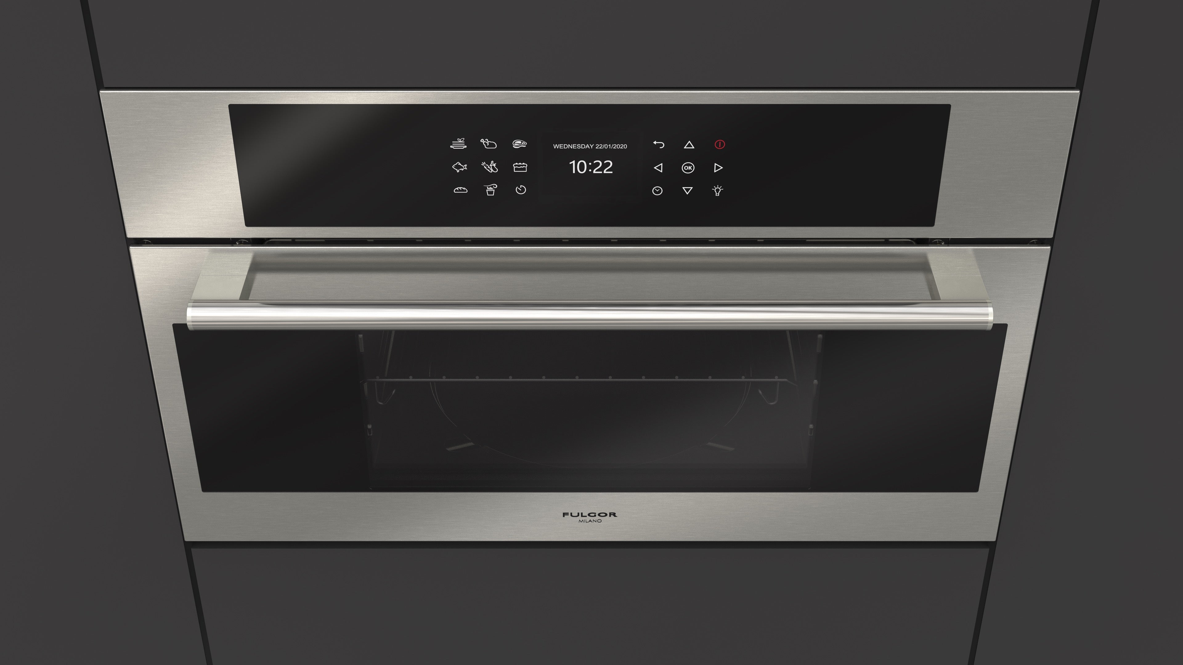 Fulgor Milano Built in Combi Steam Oven 30 - FCSO 310 TEM X / FCSO 310 TEM BK