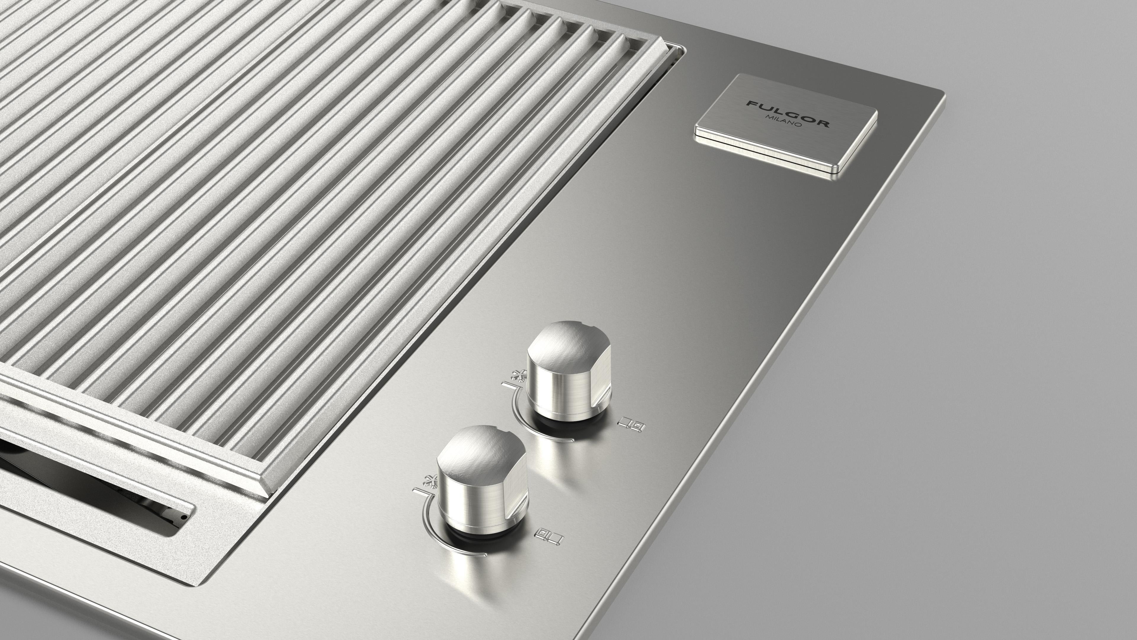 Fulgor Milano 60cm Pro Outdoor Teppanyaki Gas Barbecue - FOBQ 602 G X