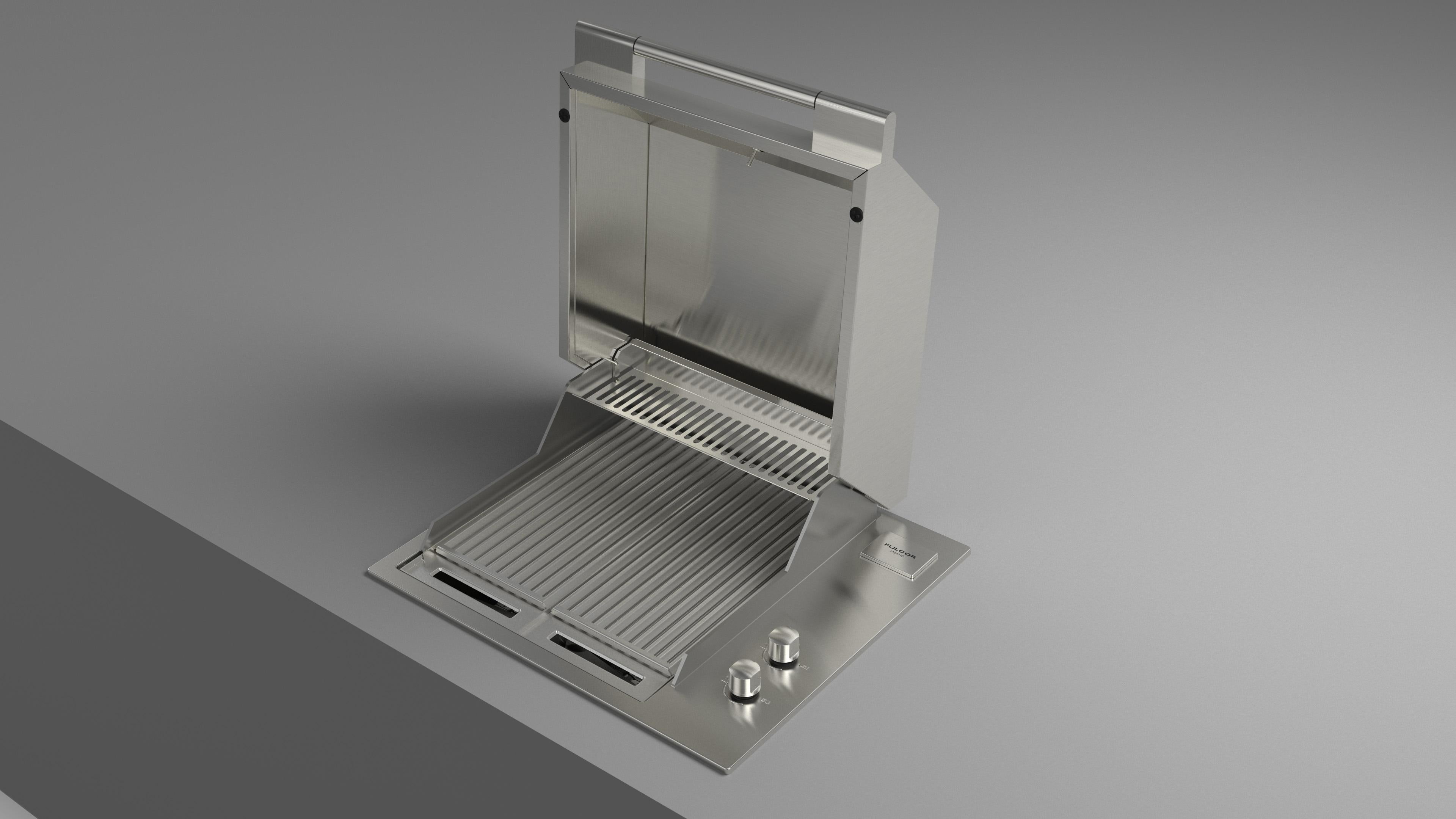 Fulgor Milano 60cm Pro Outdoor Teppanyaki Gas Barbecue - FOBQ 602 G X