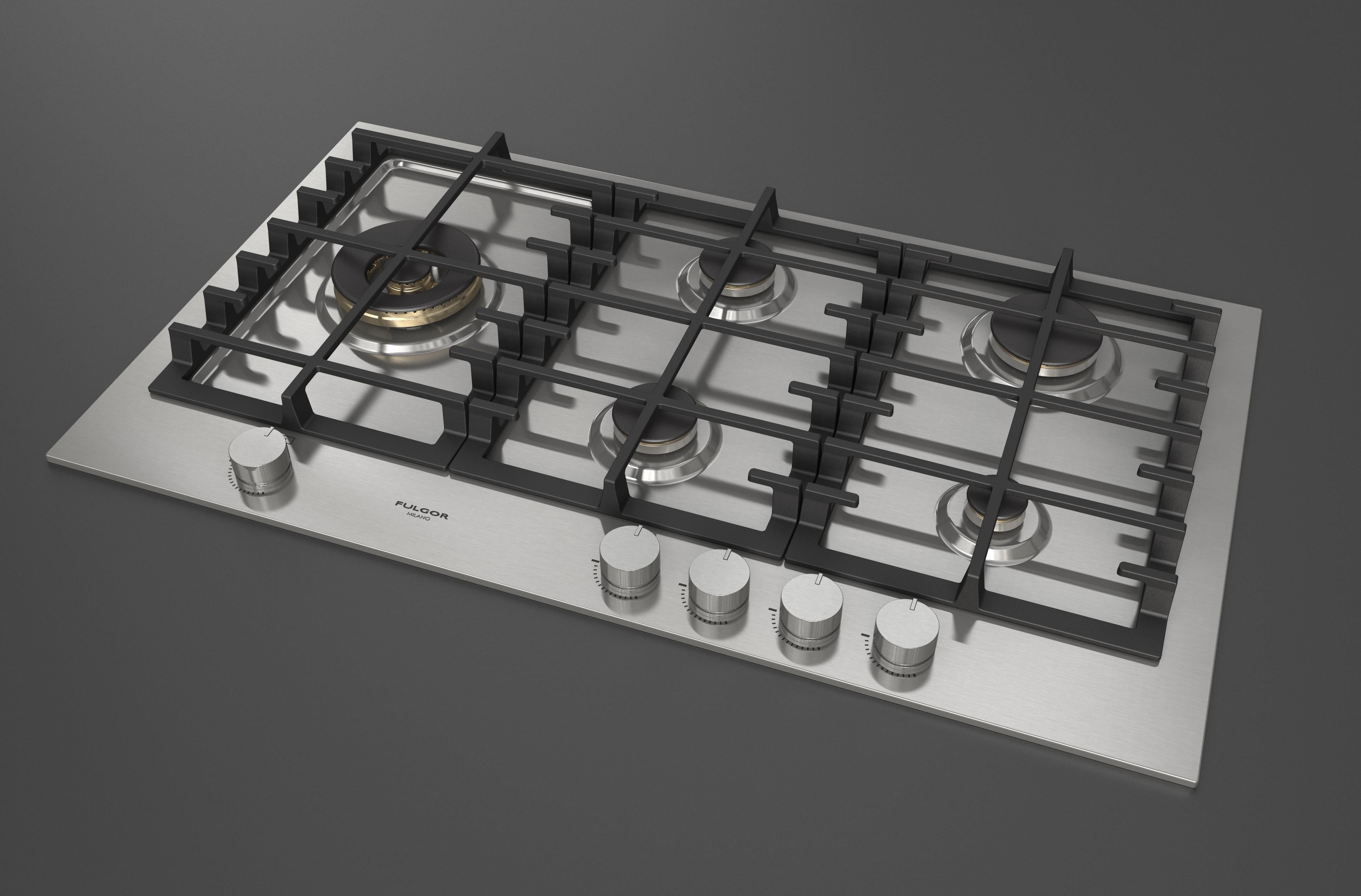 Fulgor Milano 90cm Gas Hob - FPH 905 G WK X