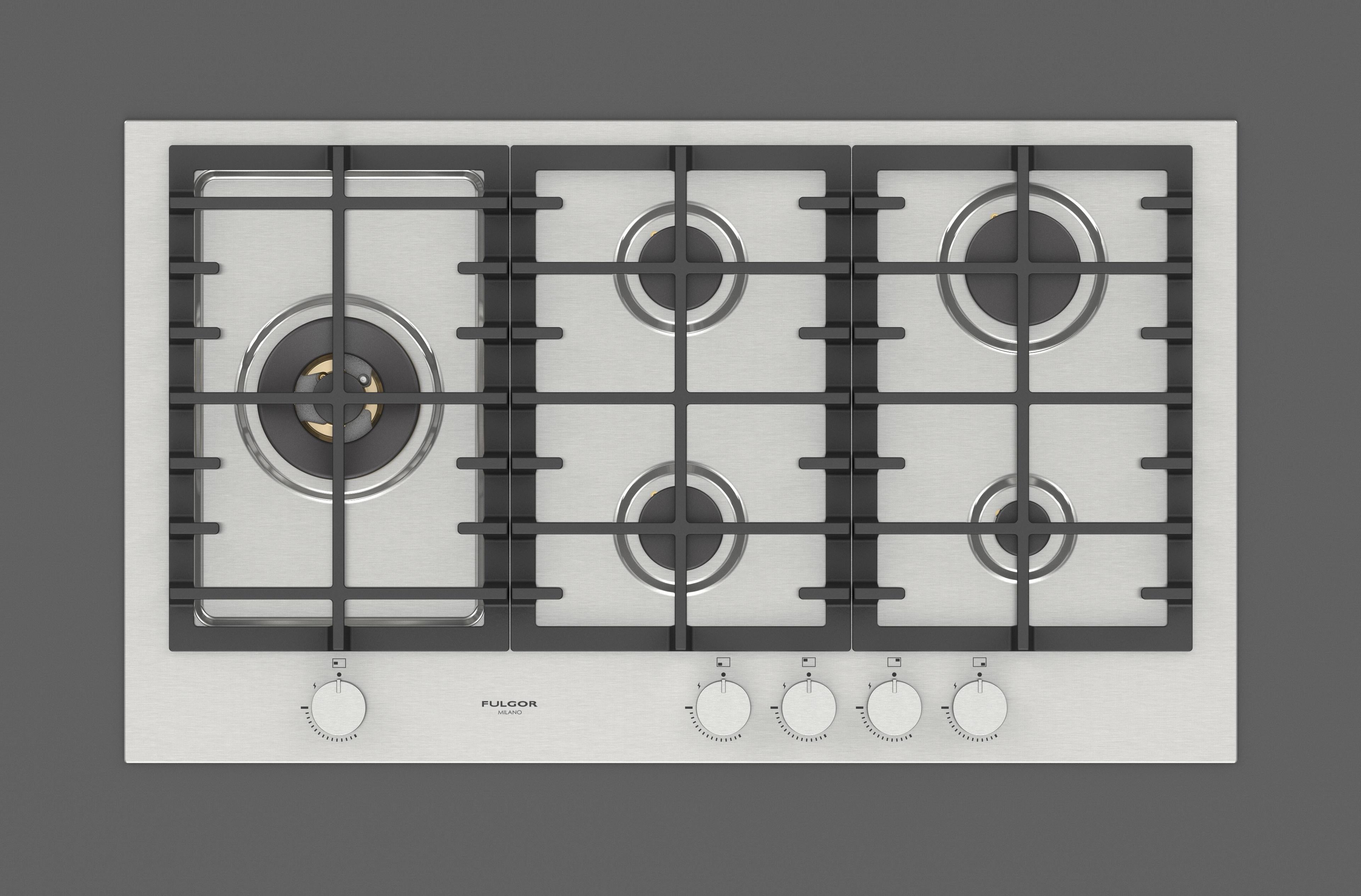 Fulgor Milano 90cm Gas Hob - FPH 905 G WK X