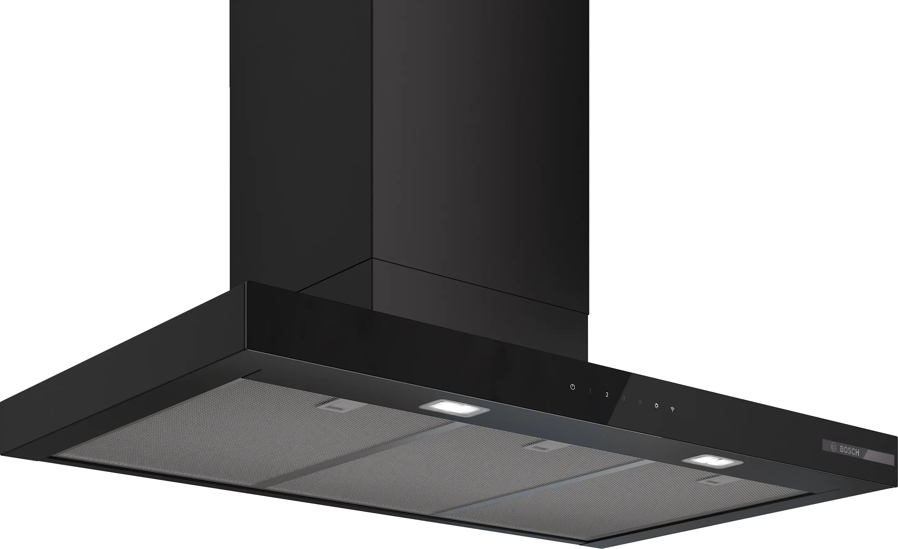 Bosch Series 6 Wall-mounted cooker hood 90 cm Matt black - DWB97DN60B