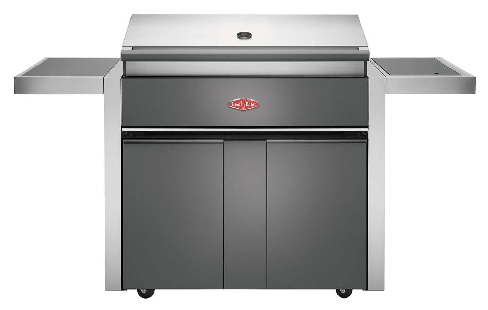 BeefEater 1700 Series - 5 Burner BBQ & Side Burner Trolley