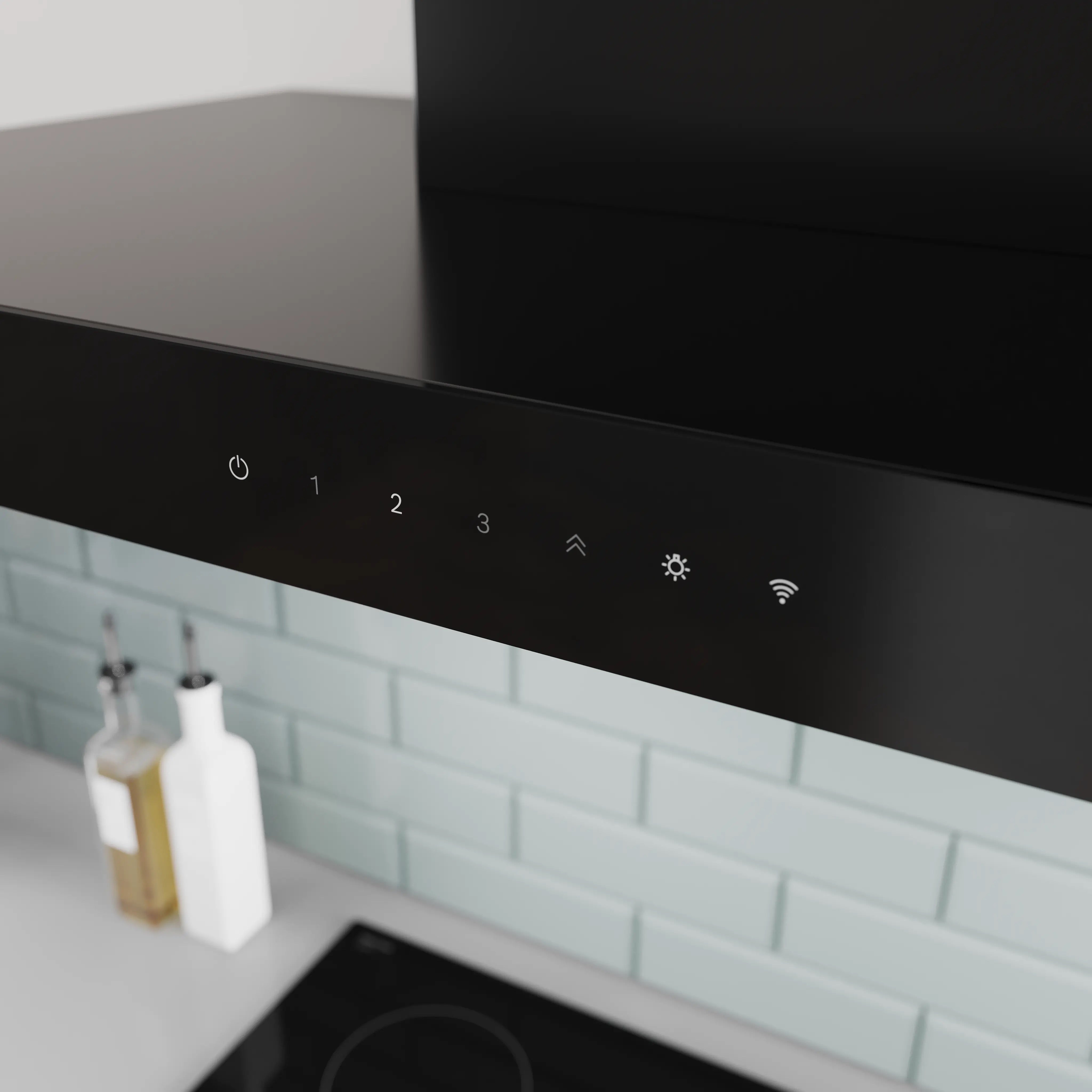 Bosch Series 6 Wall-mounted cooker hood 90 cm Matt black - DWB97DN60B