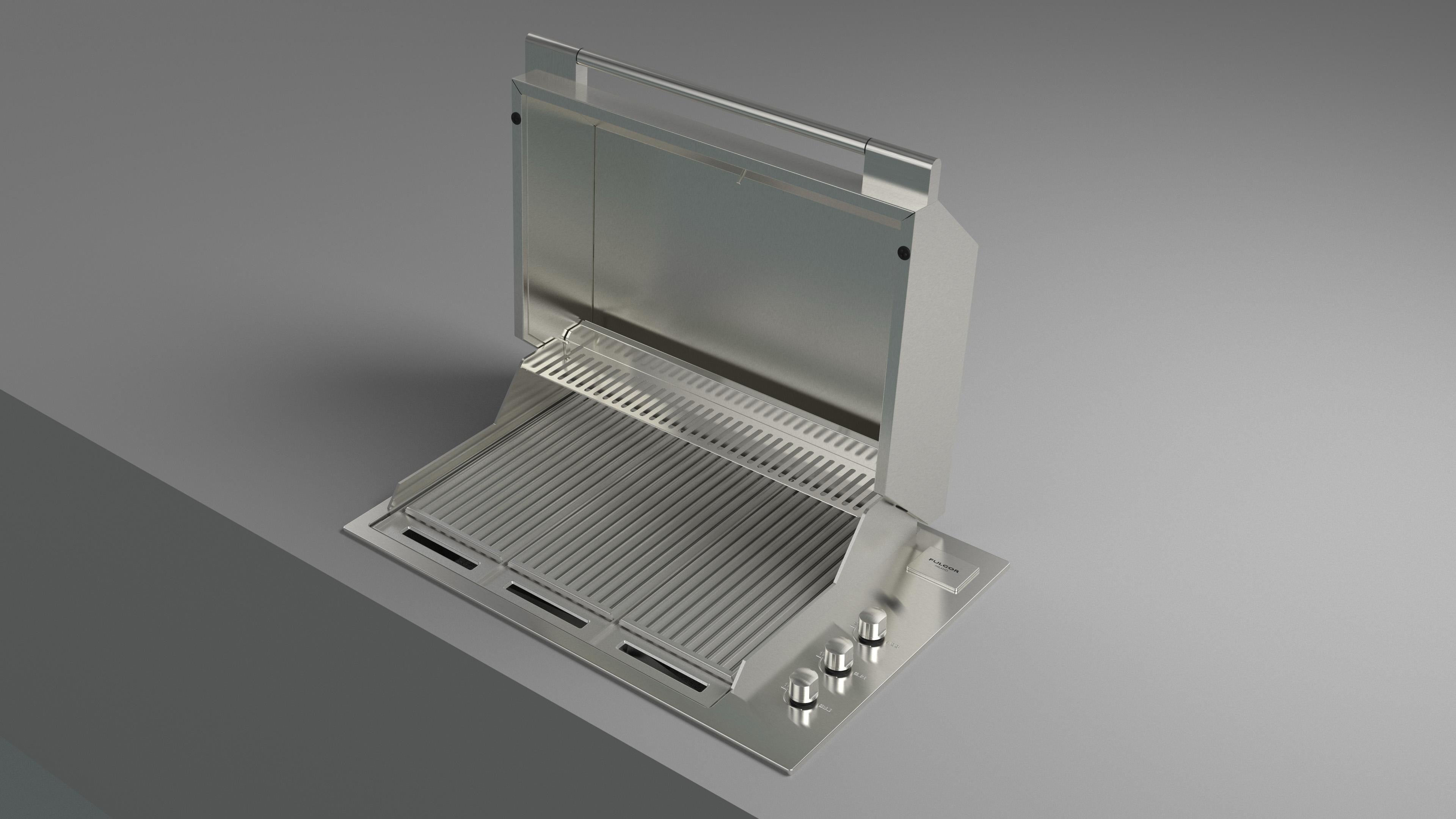 Fulgor Milano 80cm Pro Outdoor Gas Barbecue - FOBQ 803 G X