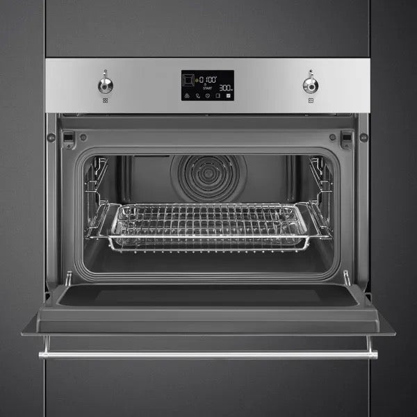 Smeg Classic Combination Microwave Oven For Tall Housing Stainless Steel - SO4302M1X