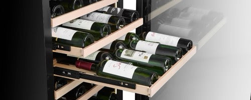 CELLA - 39 bottle Dual Zone Wine cooler - W39D-BLACK