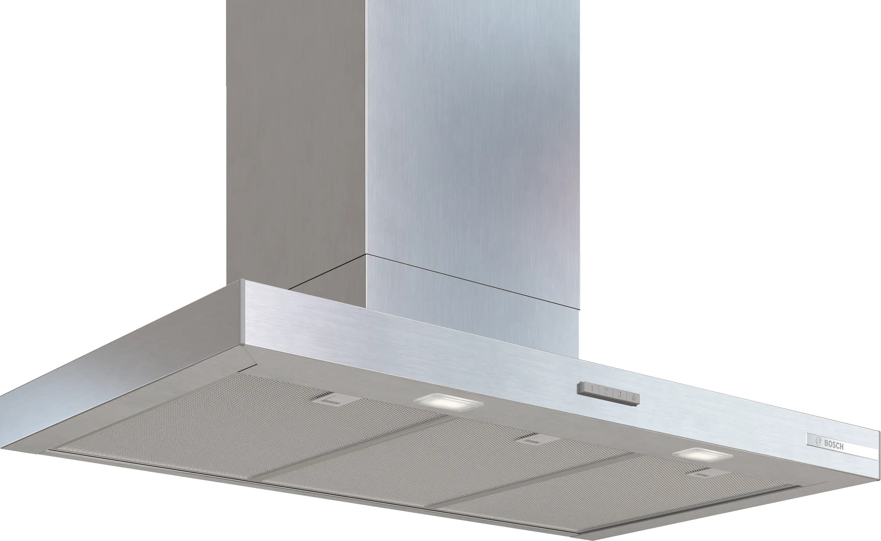 Bosch Series 4 Wall-mounted cooker hood 90 cm Stainless steel look - DWB95CC30B
