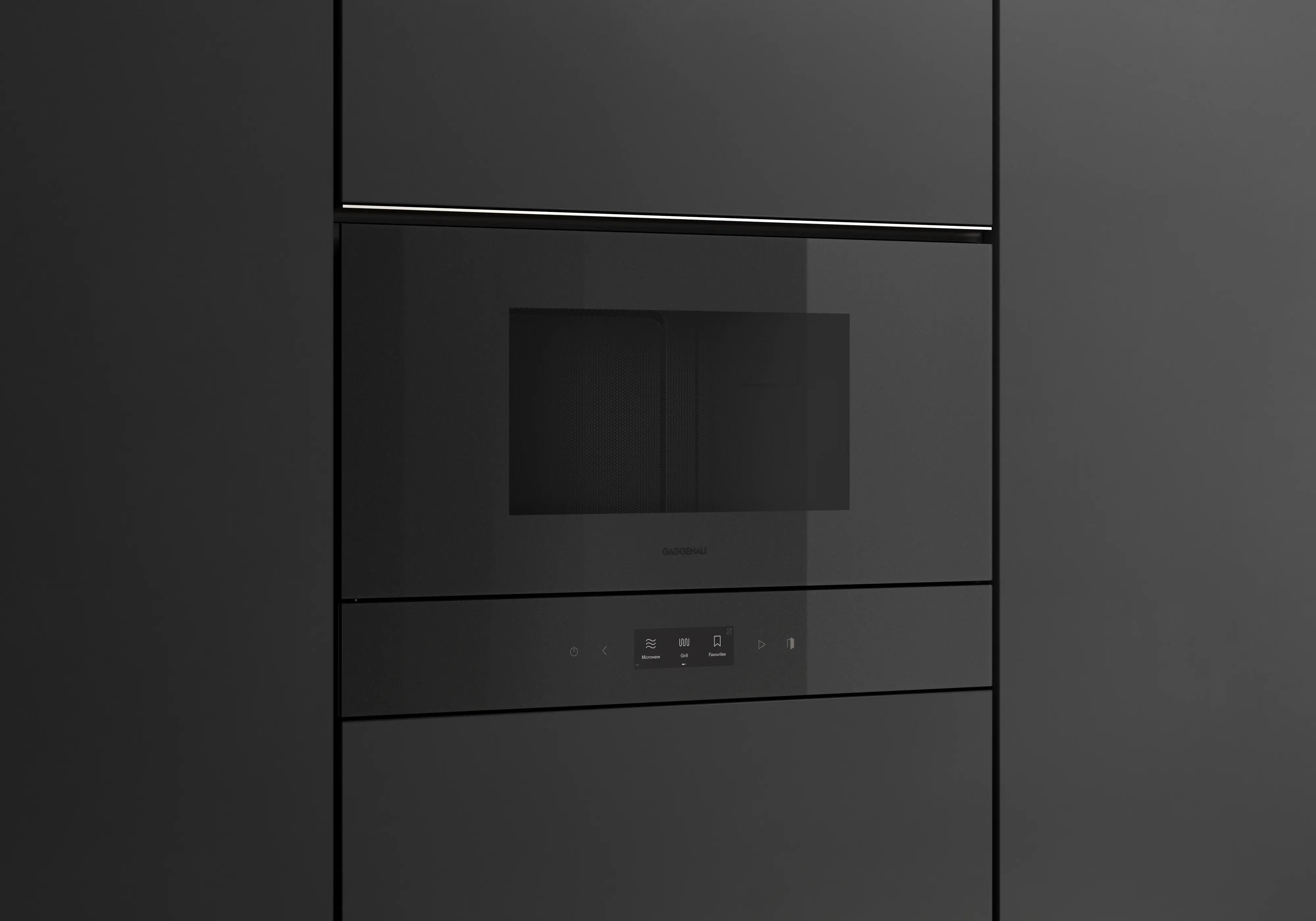 Gaggenau Minimalistic series microwave oven door hinge: right