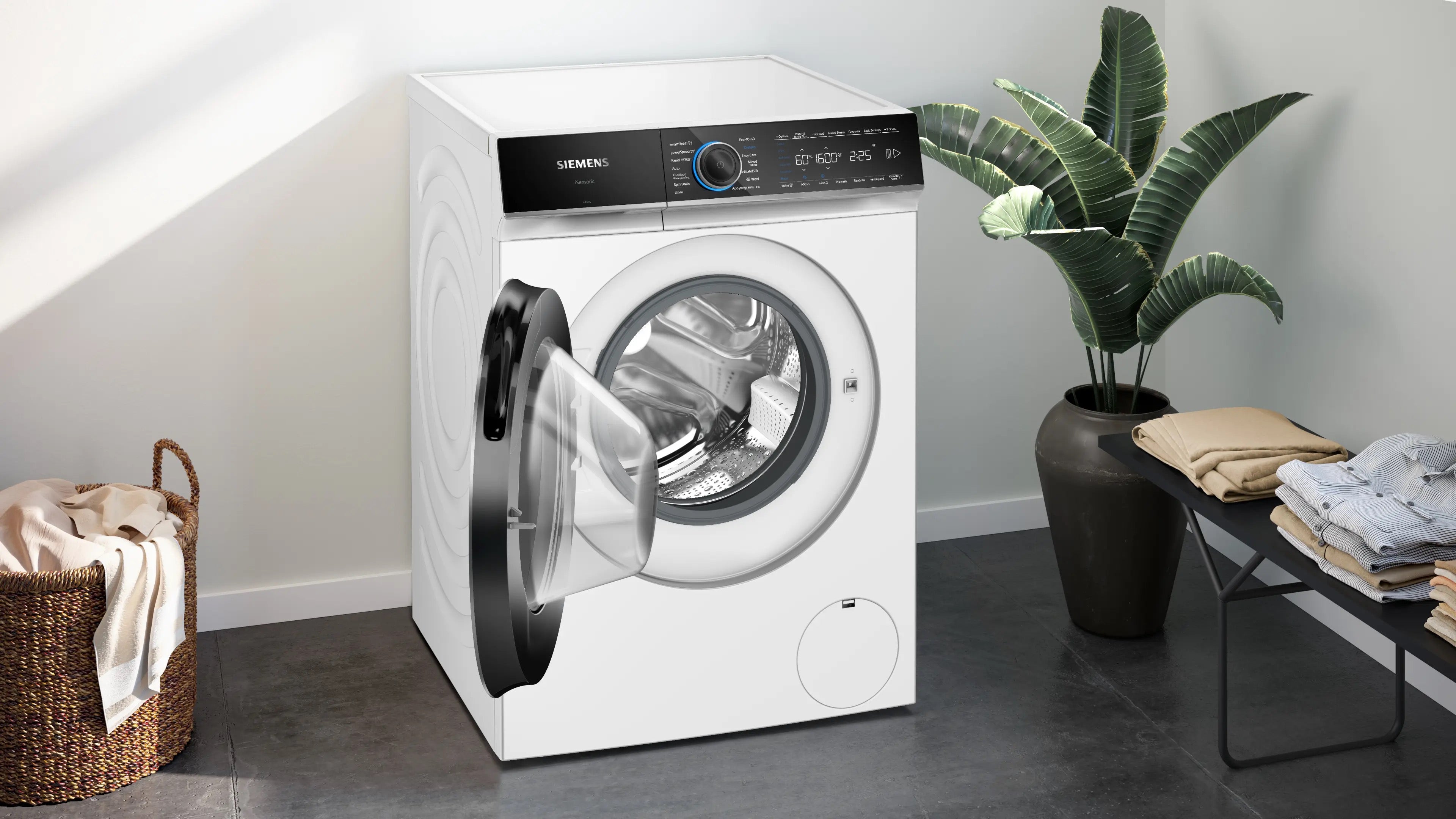 Siemens iQ700 Washing machine, front loader 11 kg max. 1600 rpm - WG66B2A1GB