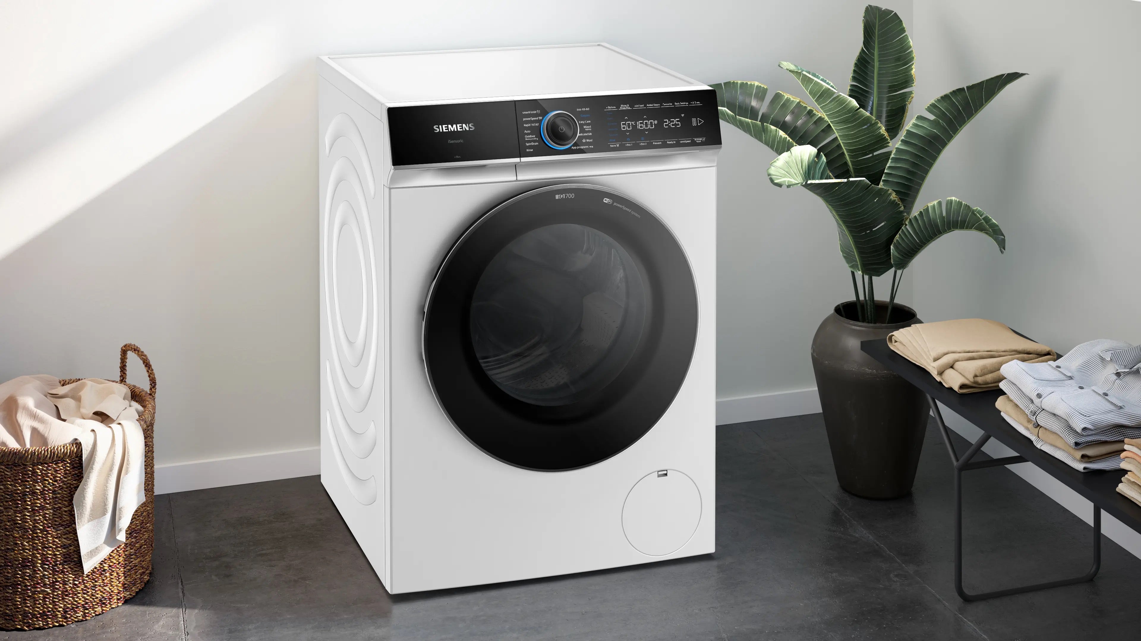 Siemens iQ700 Washing machine, front loader 11 kg max. 1600 rpm - WG66B2A1GB