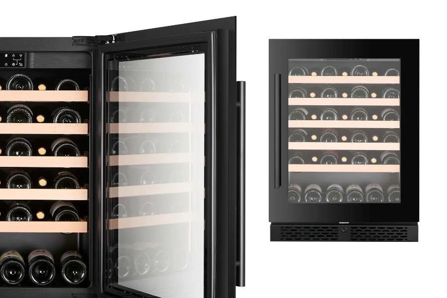 CELLA - 155 bottle Single Zone Wine cooler - FWS163S-BLACK