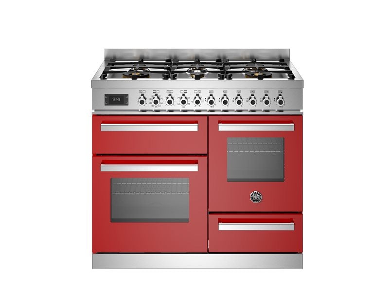 Bertazzoni 100 cm 6 burner electric triple oven Professional Series
