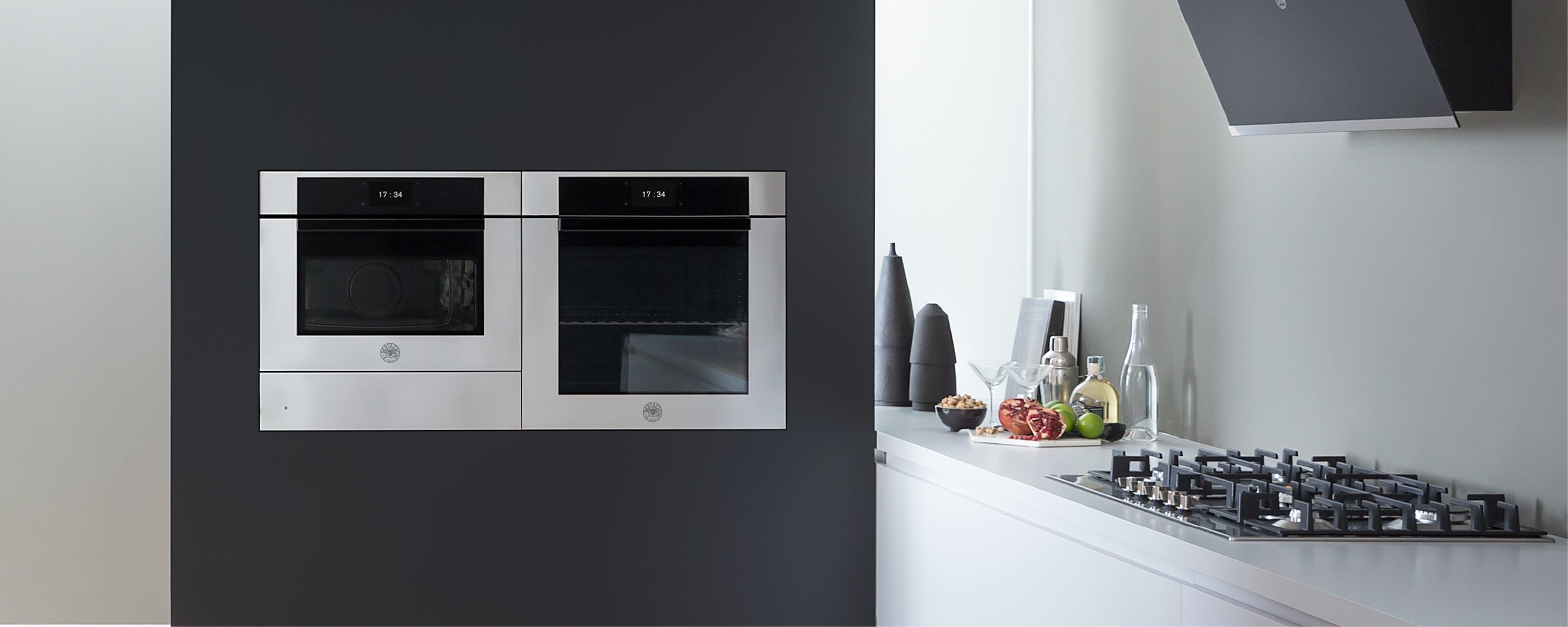 Bertazzoni Modern 60x45cm Combi-Microwave Oven, TFT Display