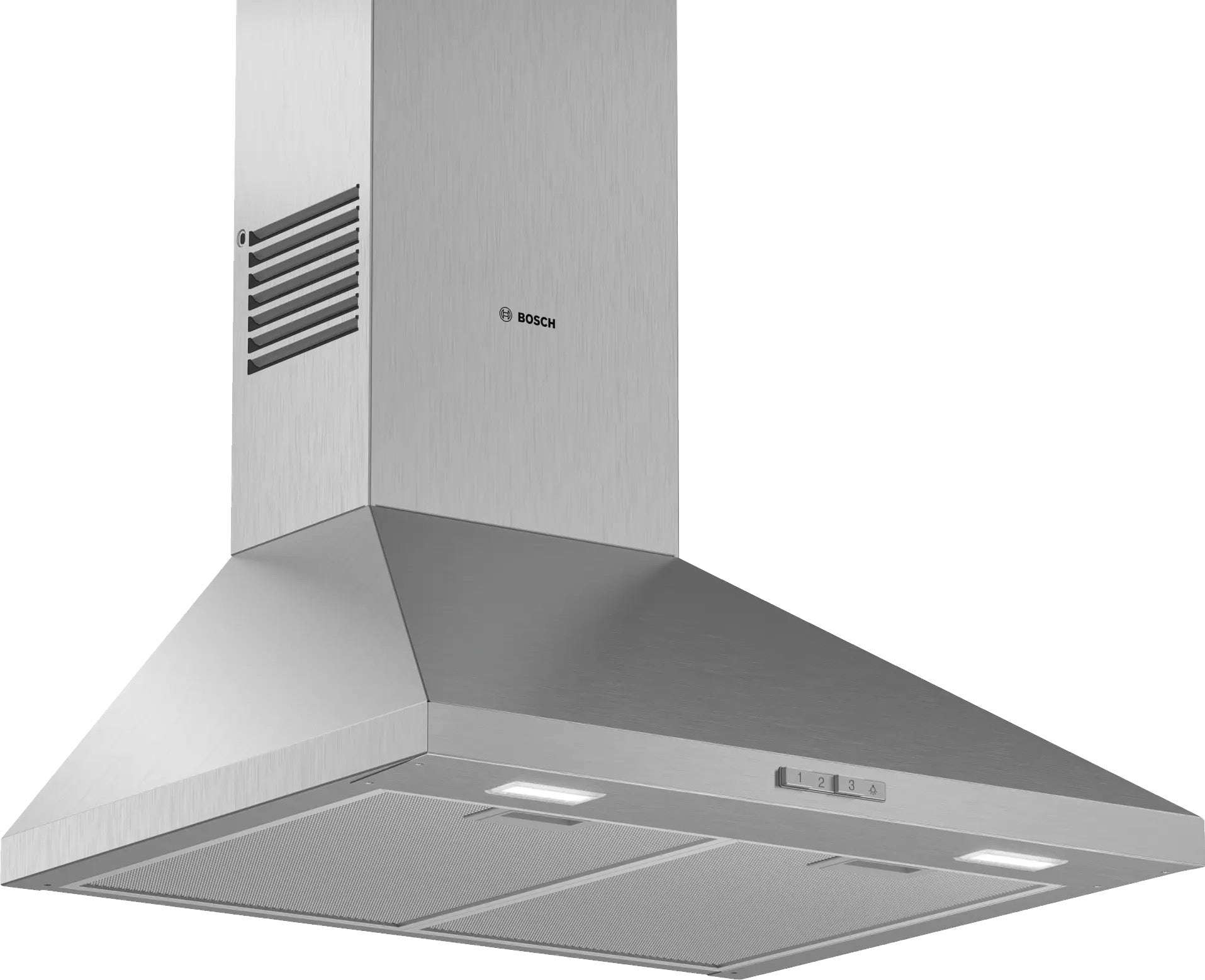 Bosch Series 2 Wall-mounted cooker hood 60 cm Stainless steel - DWP64BC50B