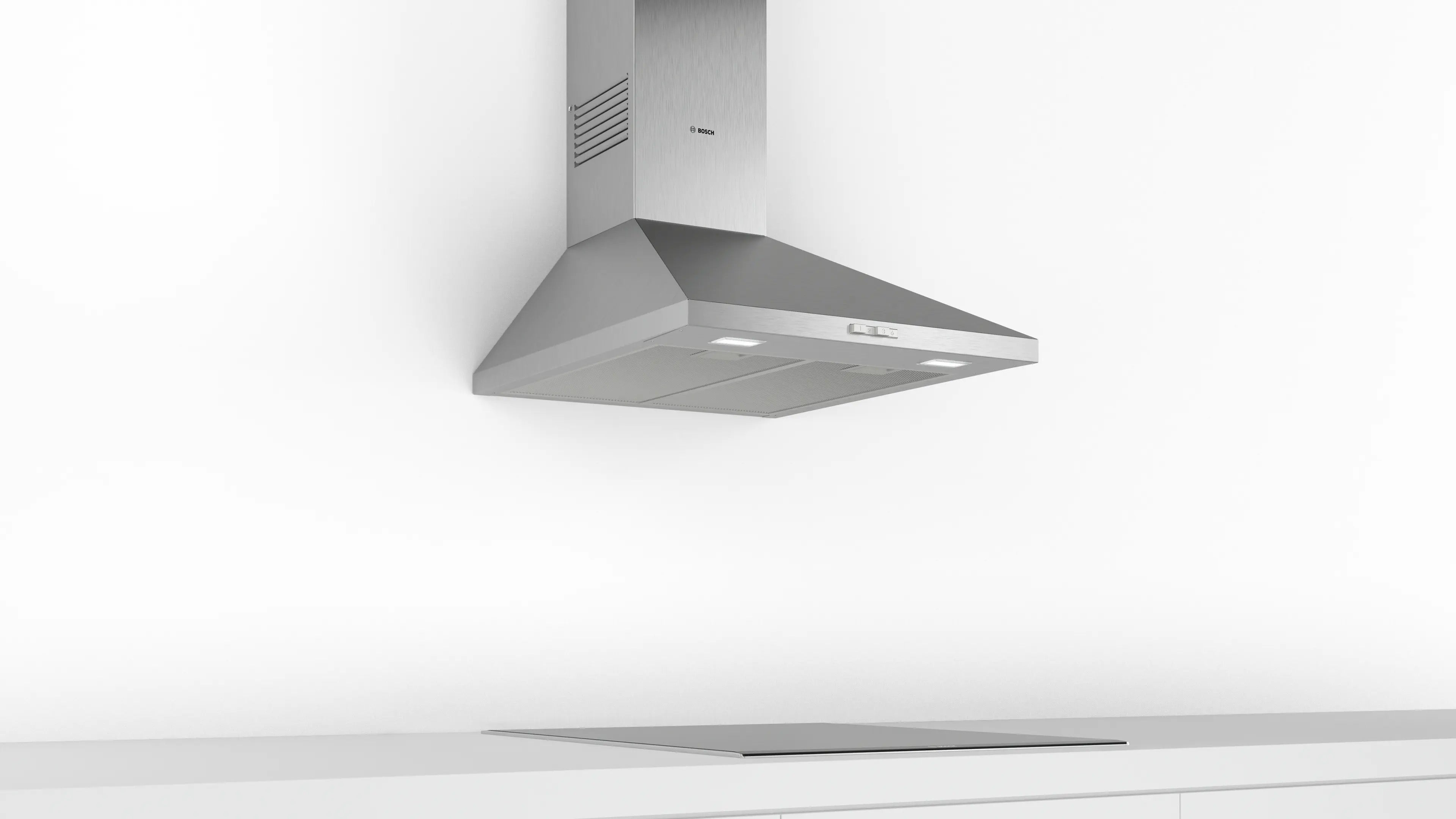 Bosch Series 2 Wall-mounted cooker hood 60 cm Stainless steel - DWP64BC50B