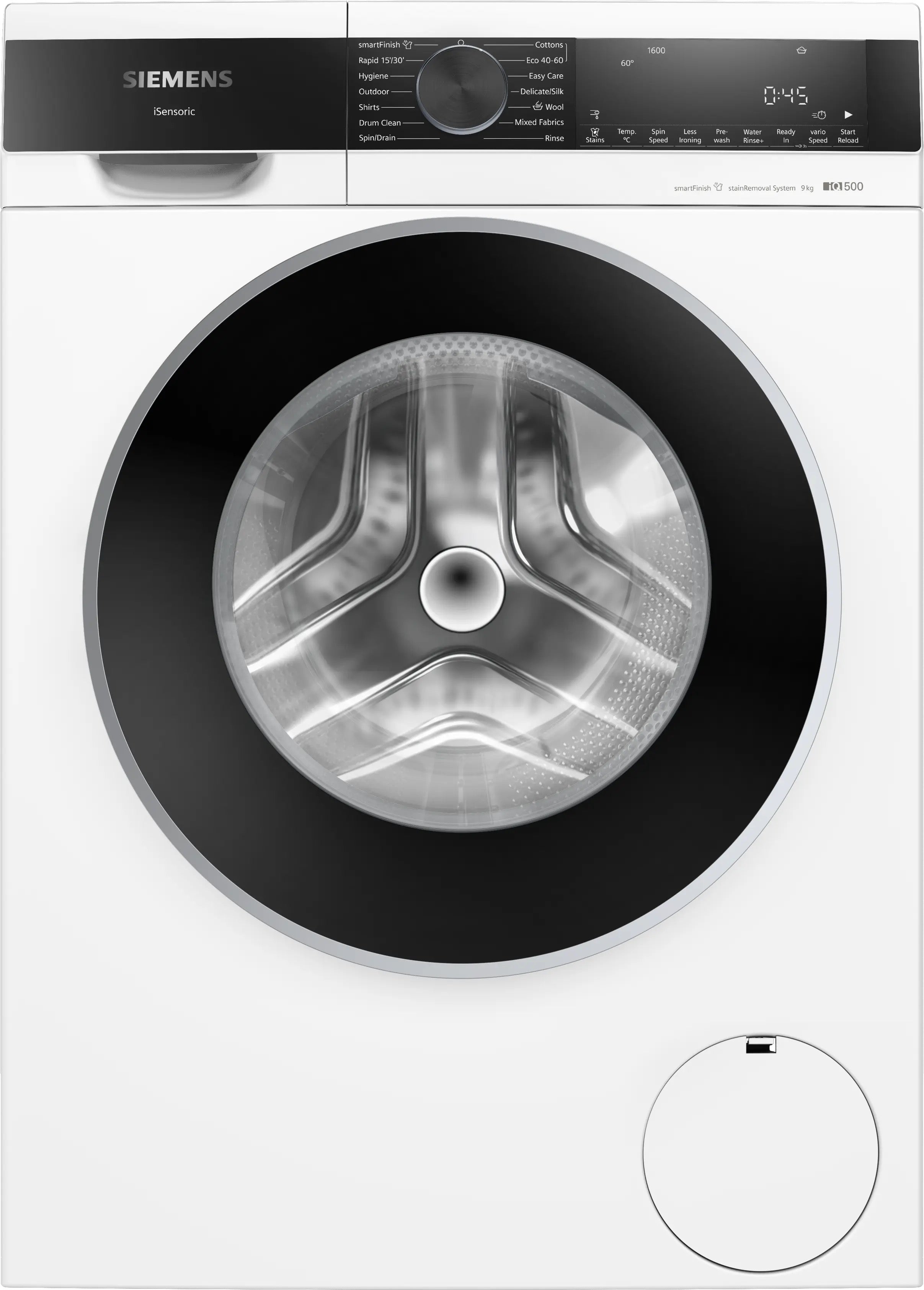 Siemens iQ500 Washing machine, front loader 9 kg max. 1600 rpm - WG46G2Z4GB