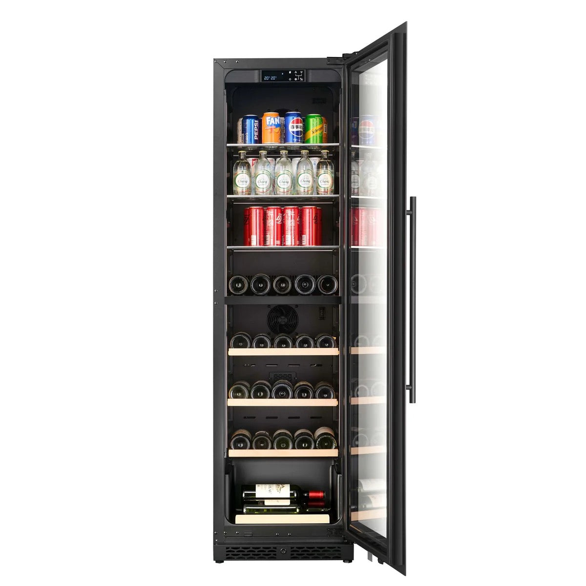 CELLA Beverage Centre - 48cm Depth - 36 Bottles / 76 Cans - WBV75D-BLACK