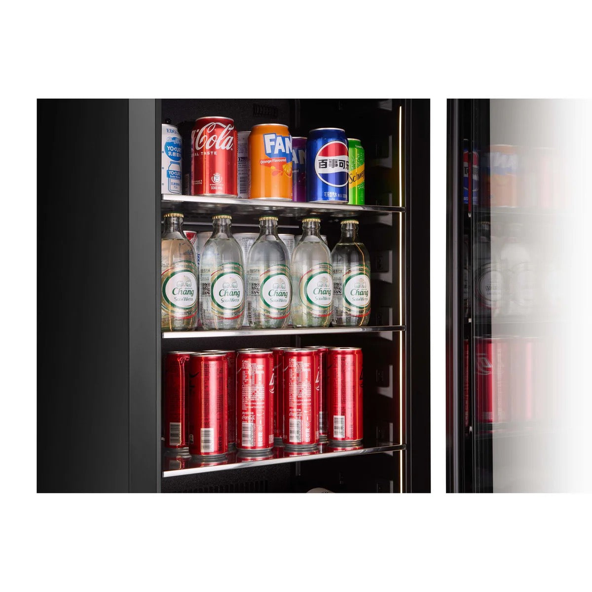 CELLA Beverage Centre - 48cm Depth - 36 Bottles / 76 Cans - WBV75D-BLACK