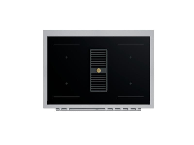 Bertazzoni Master Series 90cm Air-Tec cooker with induction top and integrated hood