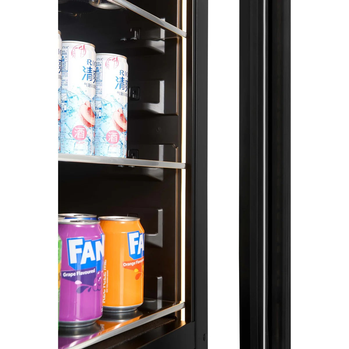 CELLA 600mm Beverage Centre - 53 Bottle / 126 Cans - 57cm Depth - WBV93D-BLACK