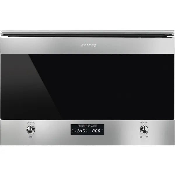 Smeg Classic Built In Microwave & Grill Stainless Steel - MP322X1