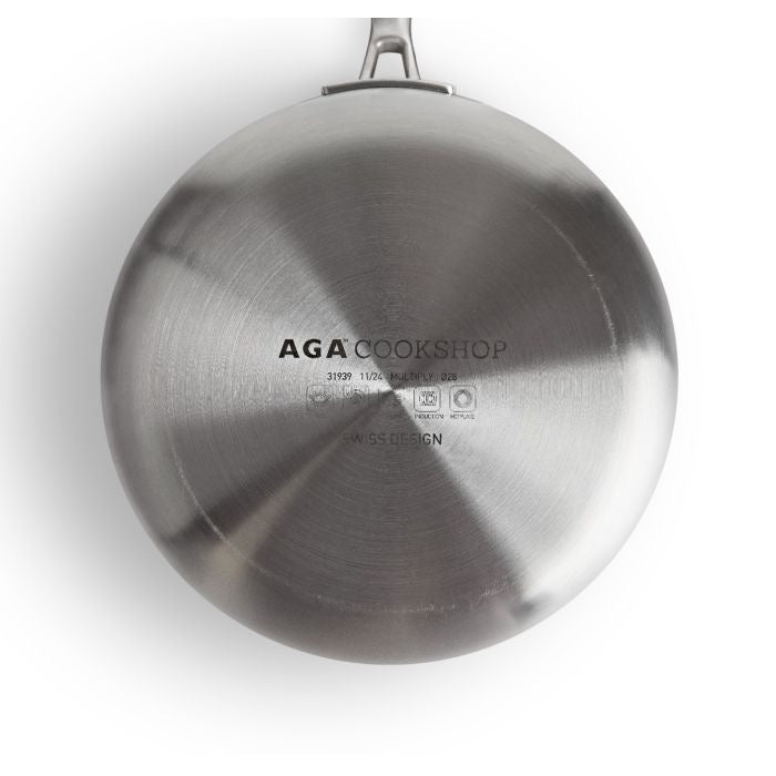 AGA 5-Ply Stainless Steel 24cm Frying Pan