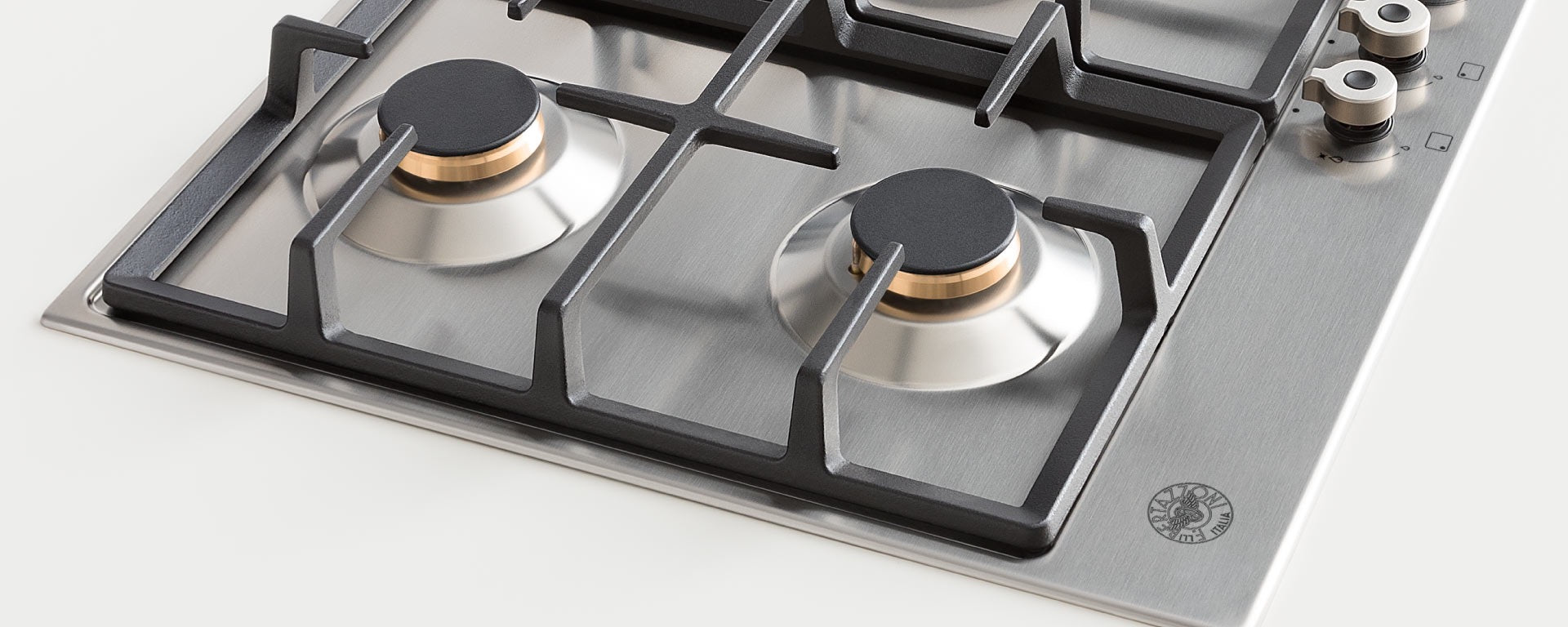 Bertazzoni Professional 90 cm Gas hob with central dual wok