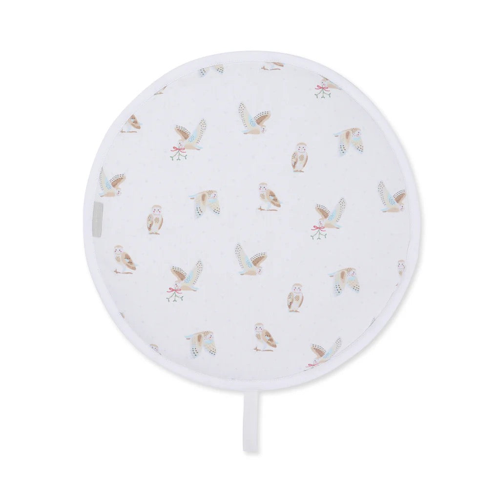 Sophie Allport Snowy Owls Circular Hob Cover